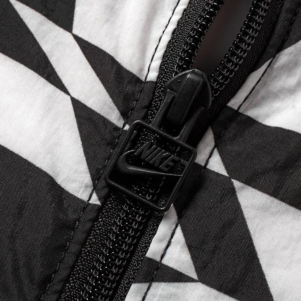 Download Nike Synthetic Aop Swoosh Half Zip Woven Jacket in White ...