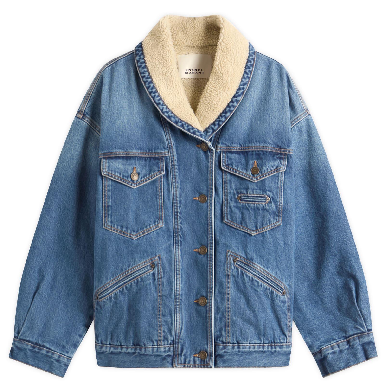 Isabel Marant Pimia Denim Jacket in Blue | Lyst