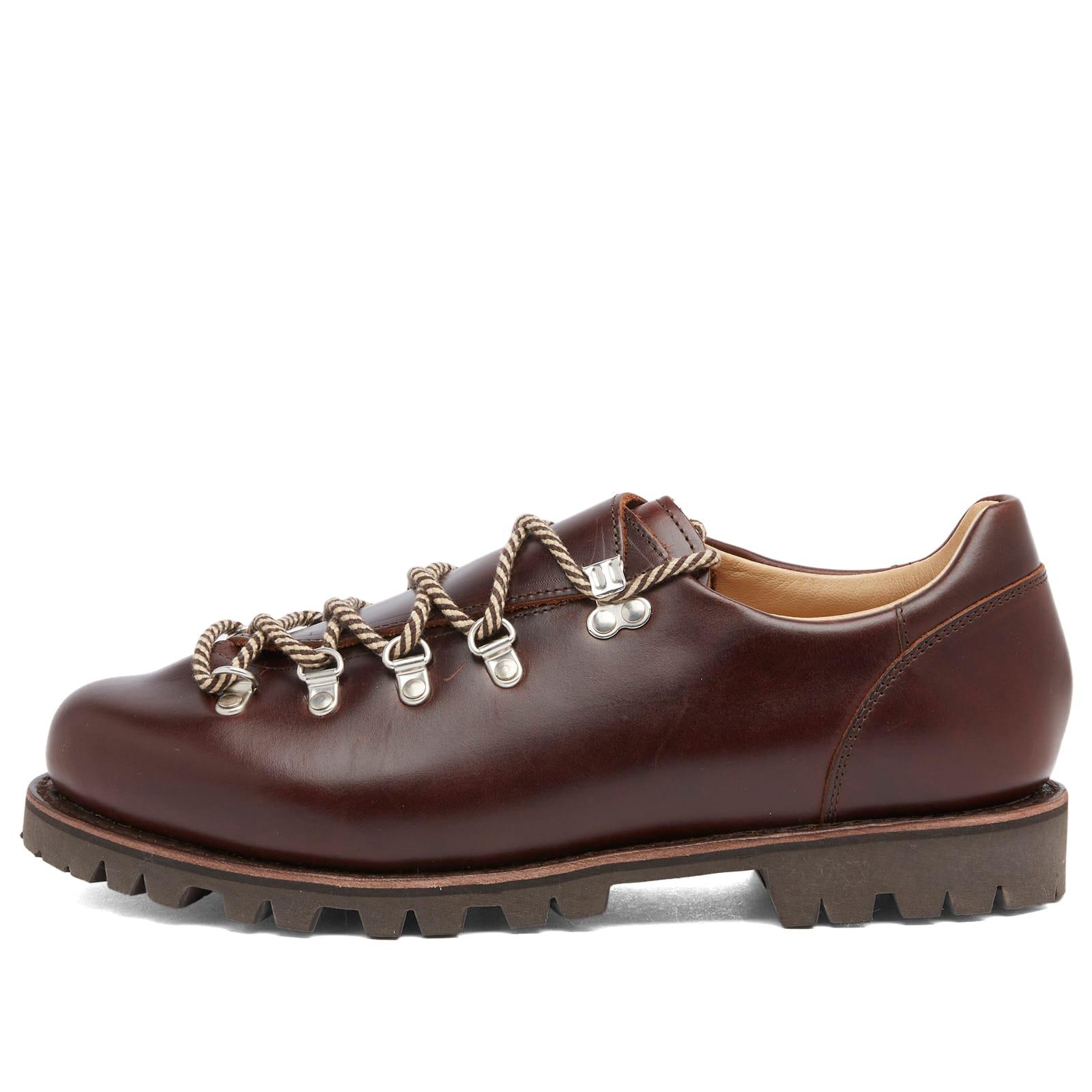 スニーカー Paraboot Brown Derby Sneakers With Norwegian Welt Paraboot Brown Derby Sneakers With Norwegian Welt