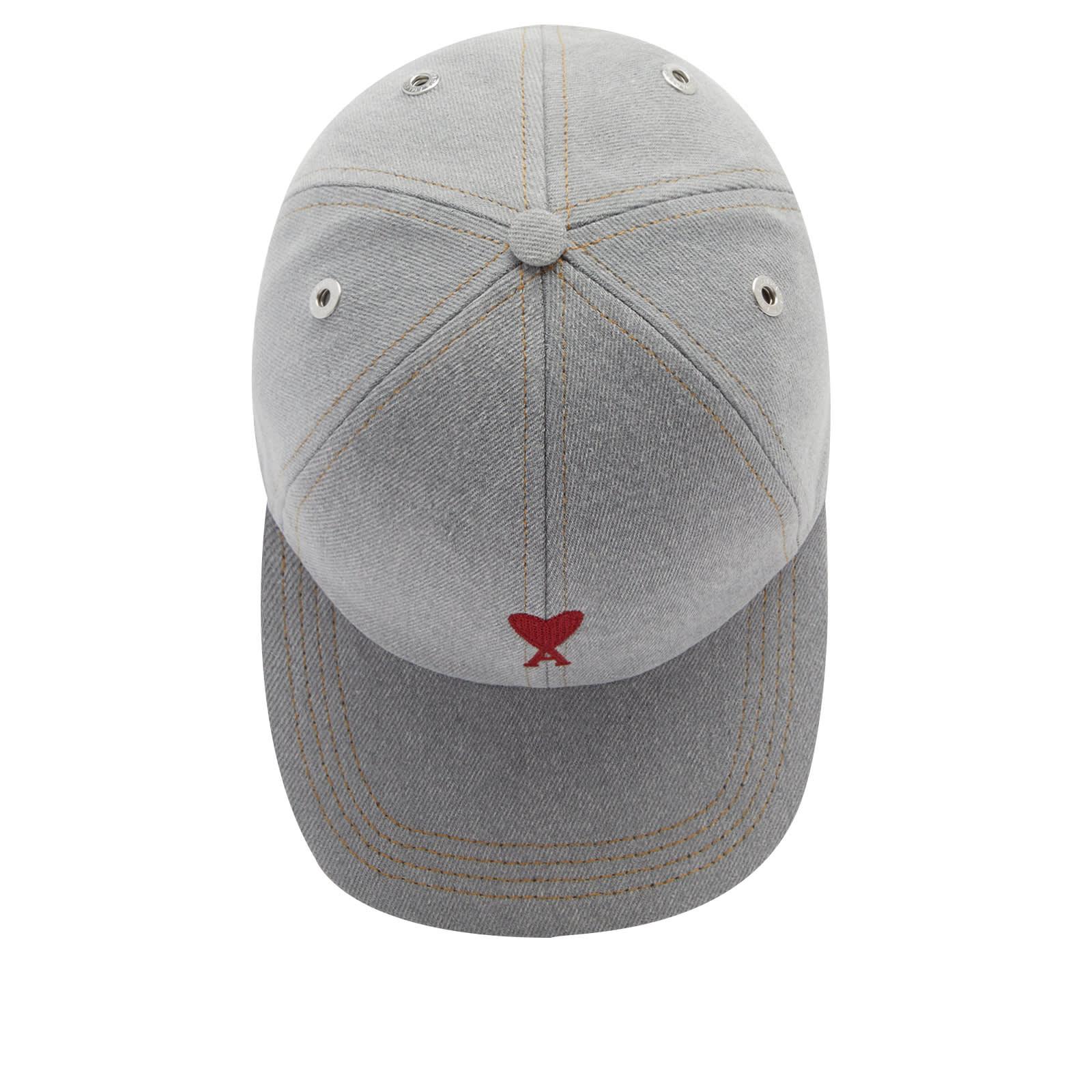 キャップ [AMI PARIS] Small Heart Logo Embroidery Cap WHITE CREAM Red Ami de Coeur Embroidery Cap | AMI PARIS