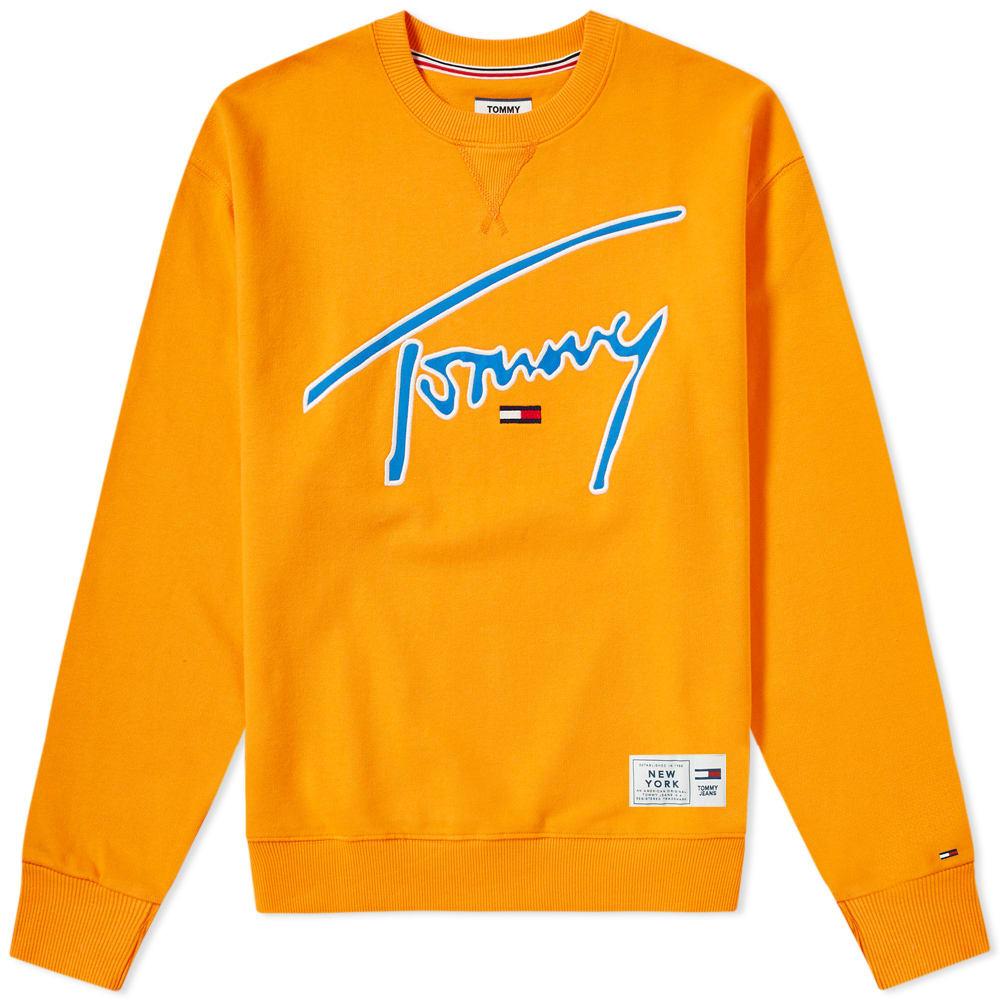 tommy jeans signature crew sweat