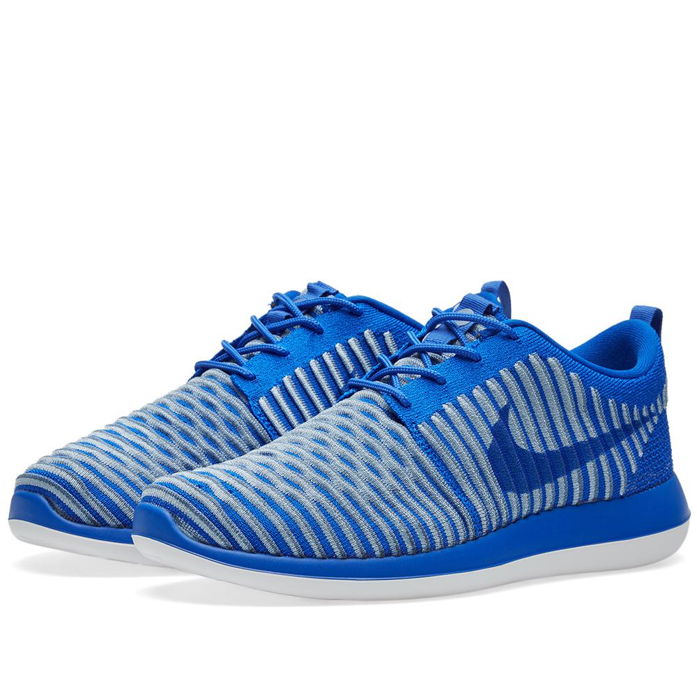 nike flyknit men's blue
