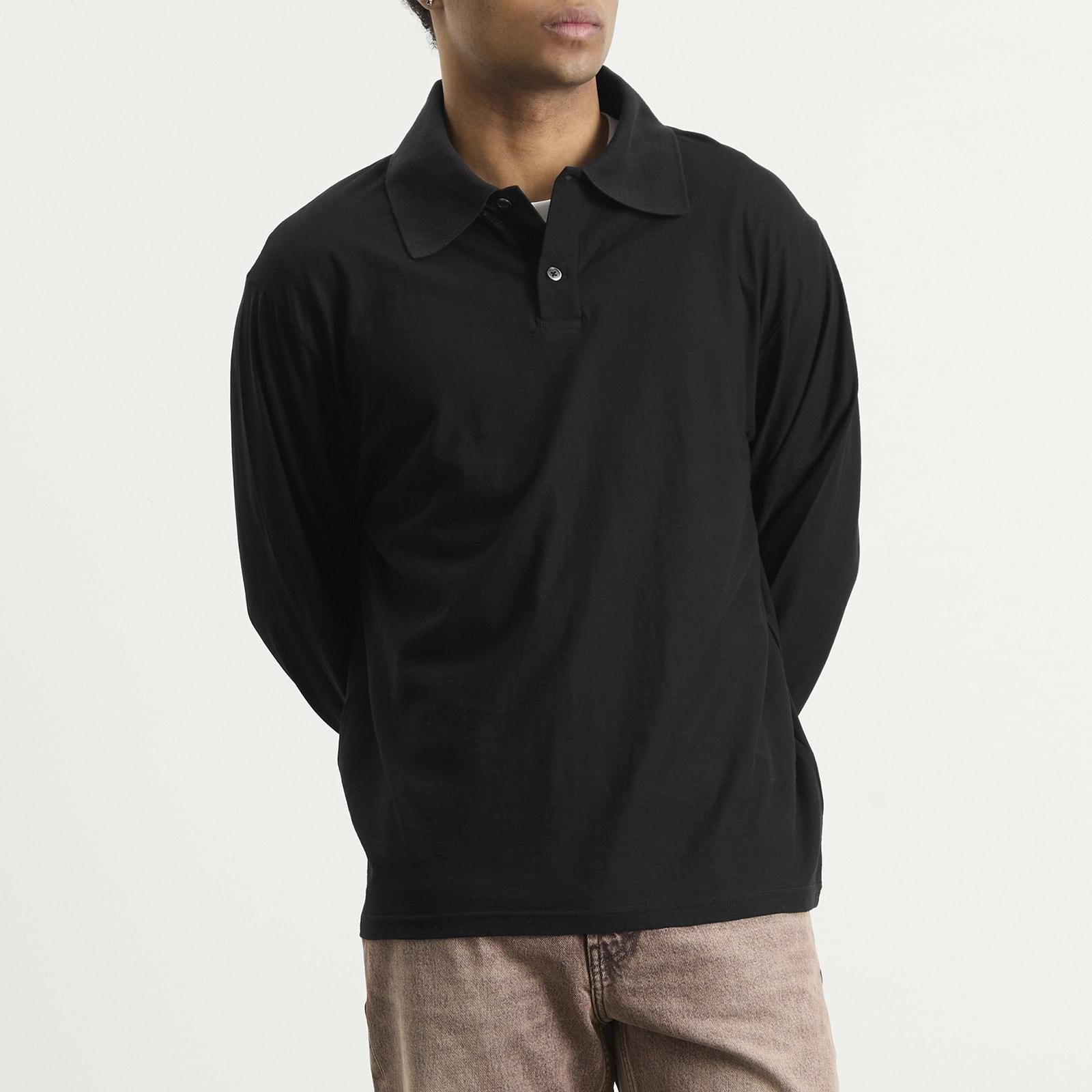 Our Legacy Rugby Long Sleeve Top in Black for Men | Lyst
