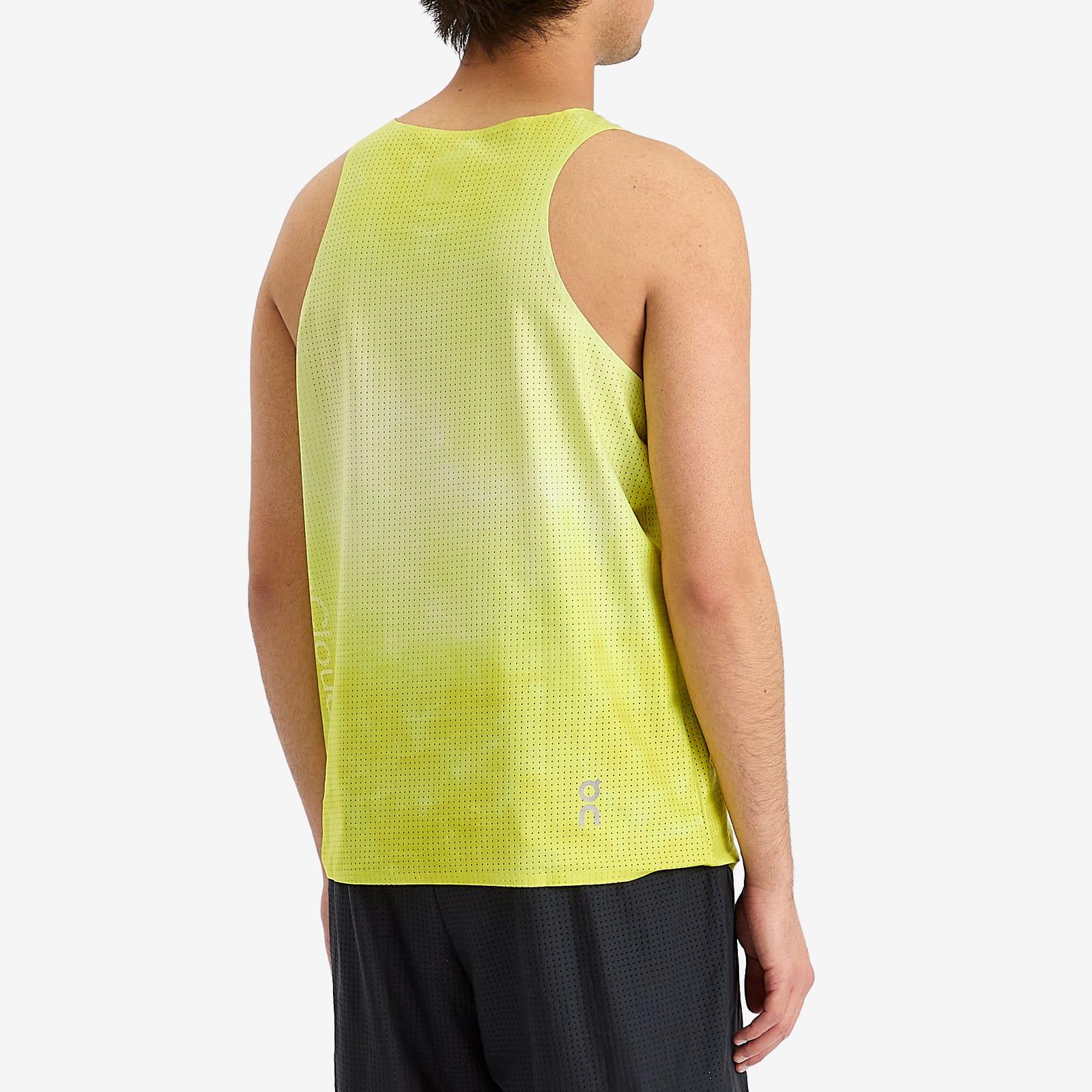 ON Pace Tank メンズ S イエロー Men's Pace Tank | Yellow | On United States