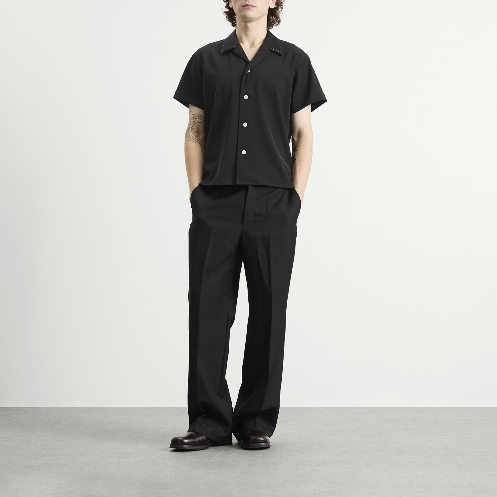 Second/Layer Second Layer Short Sleeve Avenue Shirt in Black for 