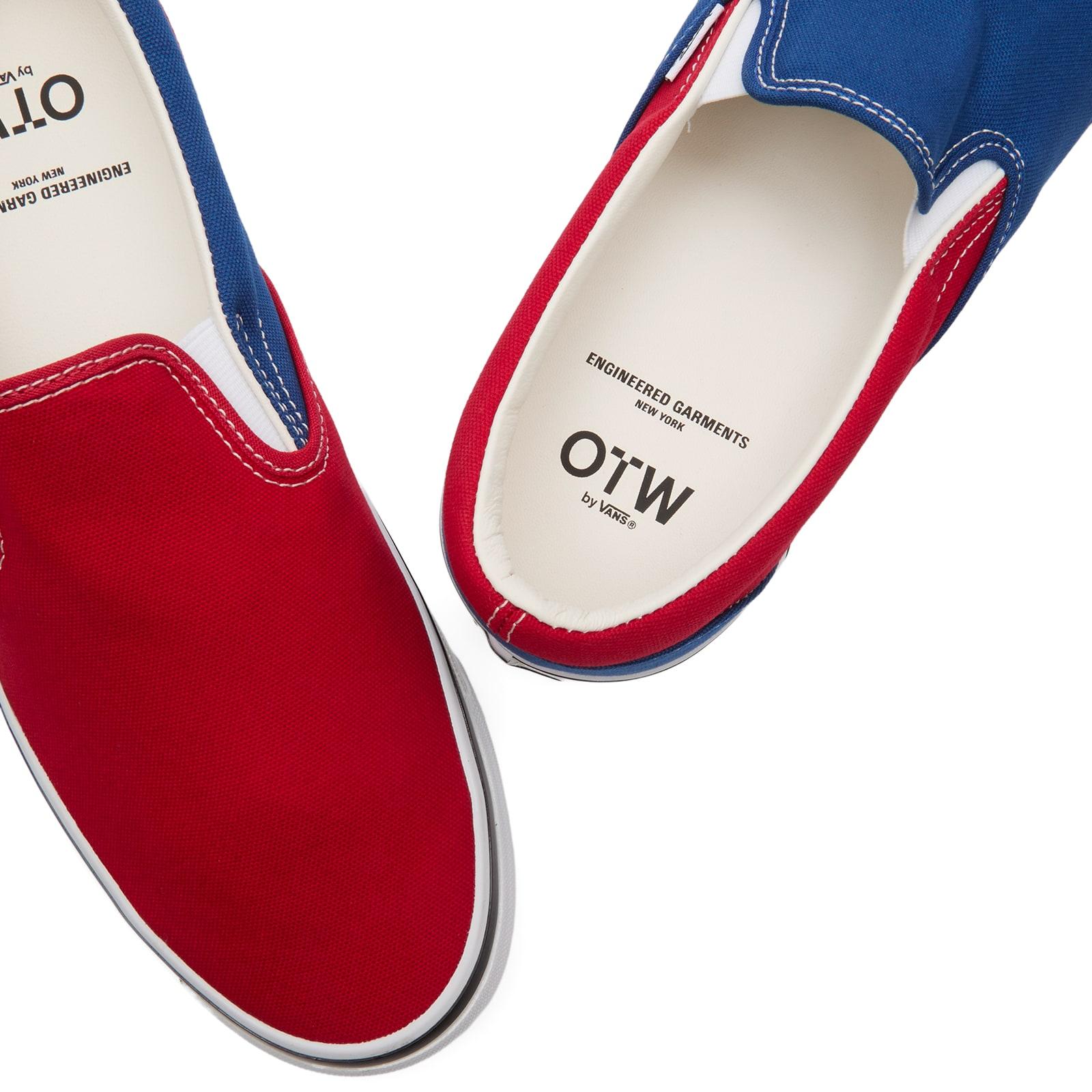 Vans X Engineered Garments Otw Classic Slip-On 98 Sneaker in Blue 
