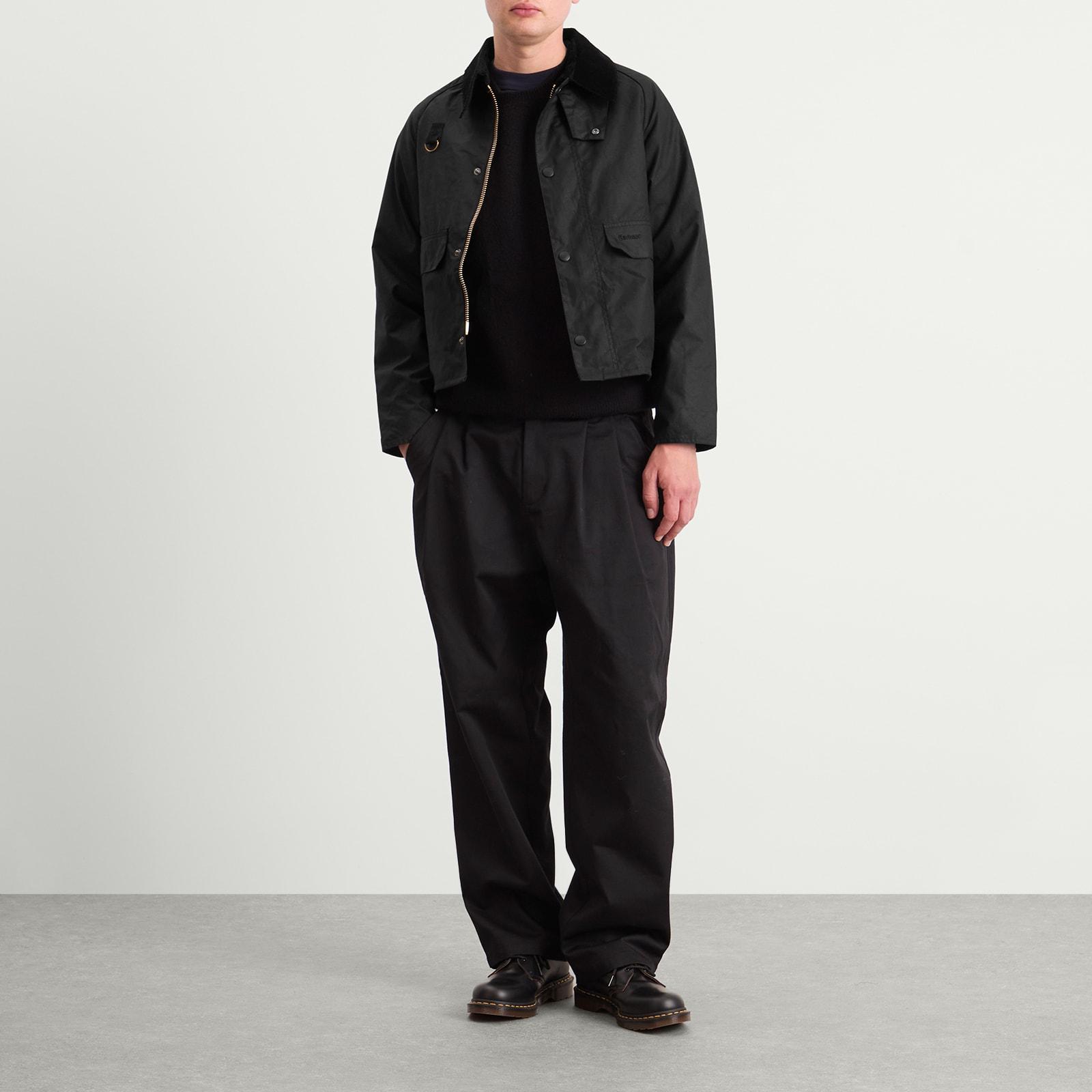 Barbour Sl Spey Wax Jacket in Black for Men | Lyst