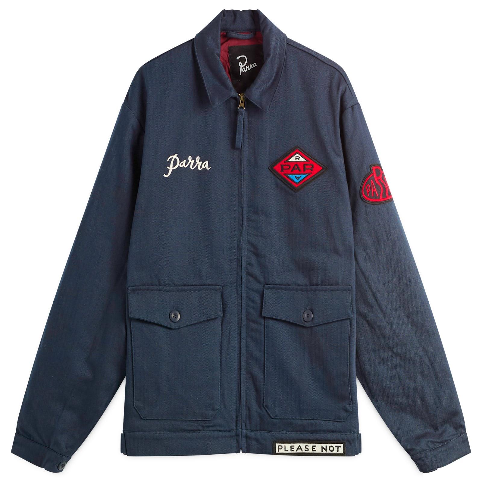 by Parra Pumping Gas Jacket in Blue for Men | Lyst