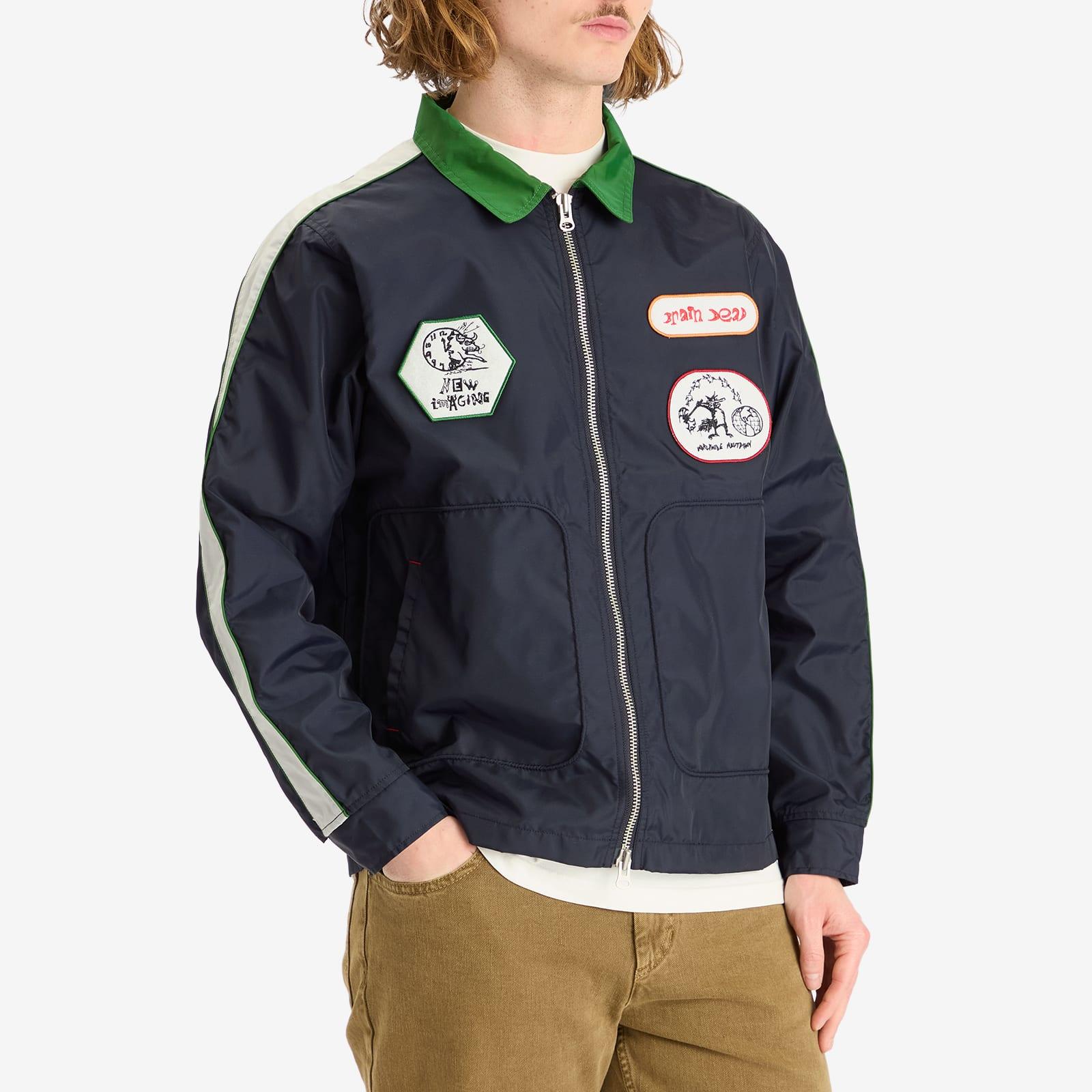 関税送料込♪BRAIN DEAD/MELTDOWN RACING JACKET Brain Dead Meltdown Racing Jacket Navy | END. (US)