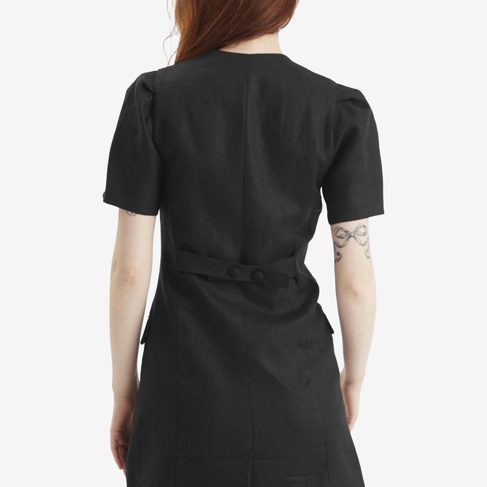 Faithfull the Brand Emma Linen Mini Dress in Black | Lyst Faithfull the Brand Emma Linen Mini Dress in Black | Lyst