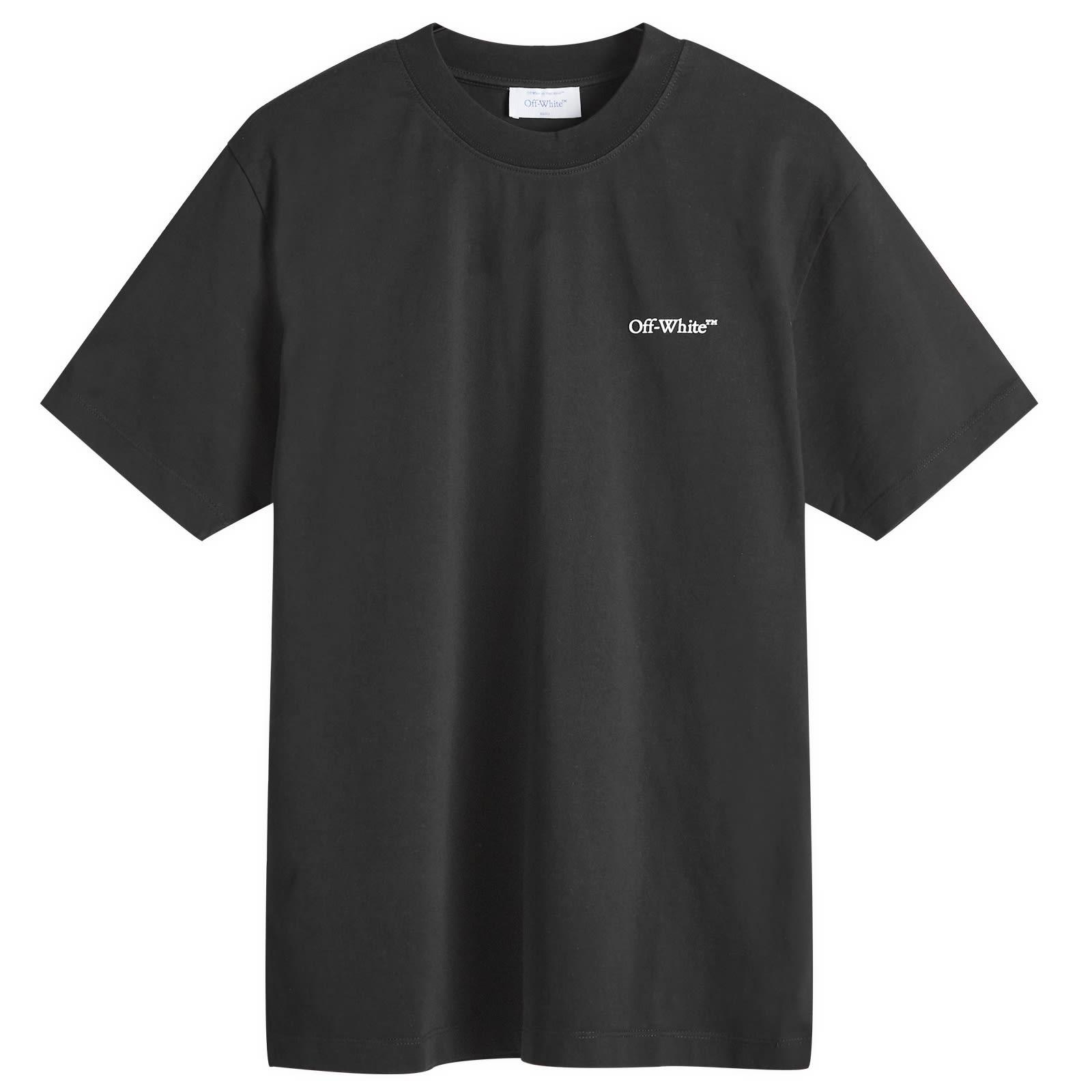 Off White c o Virgil Abloh Off Windy Arrow Slim T Shirt in Black for Men Lyst