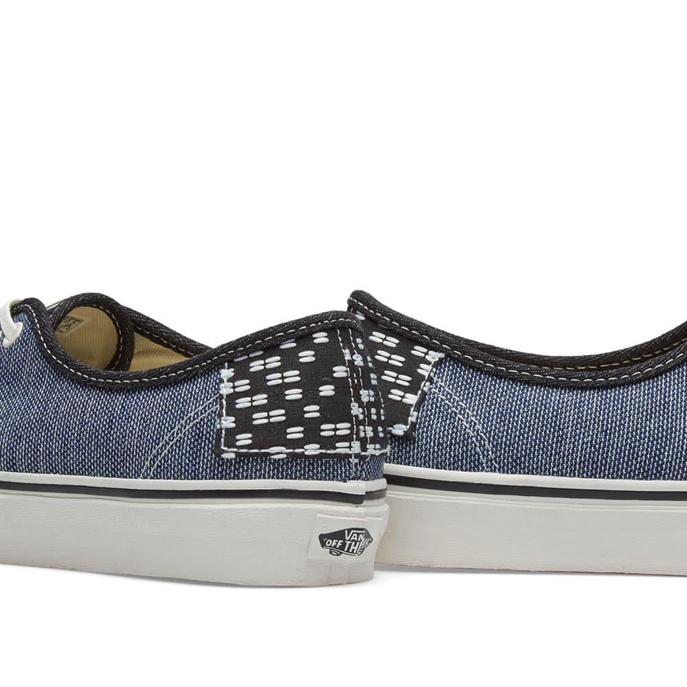 vans slip on patchwork denim