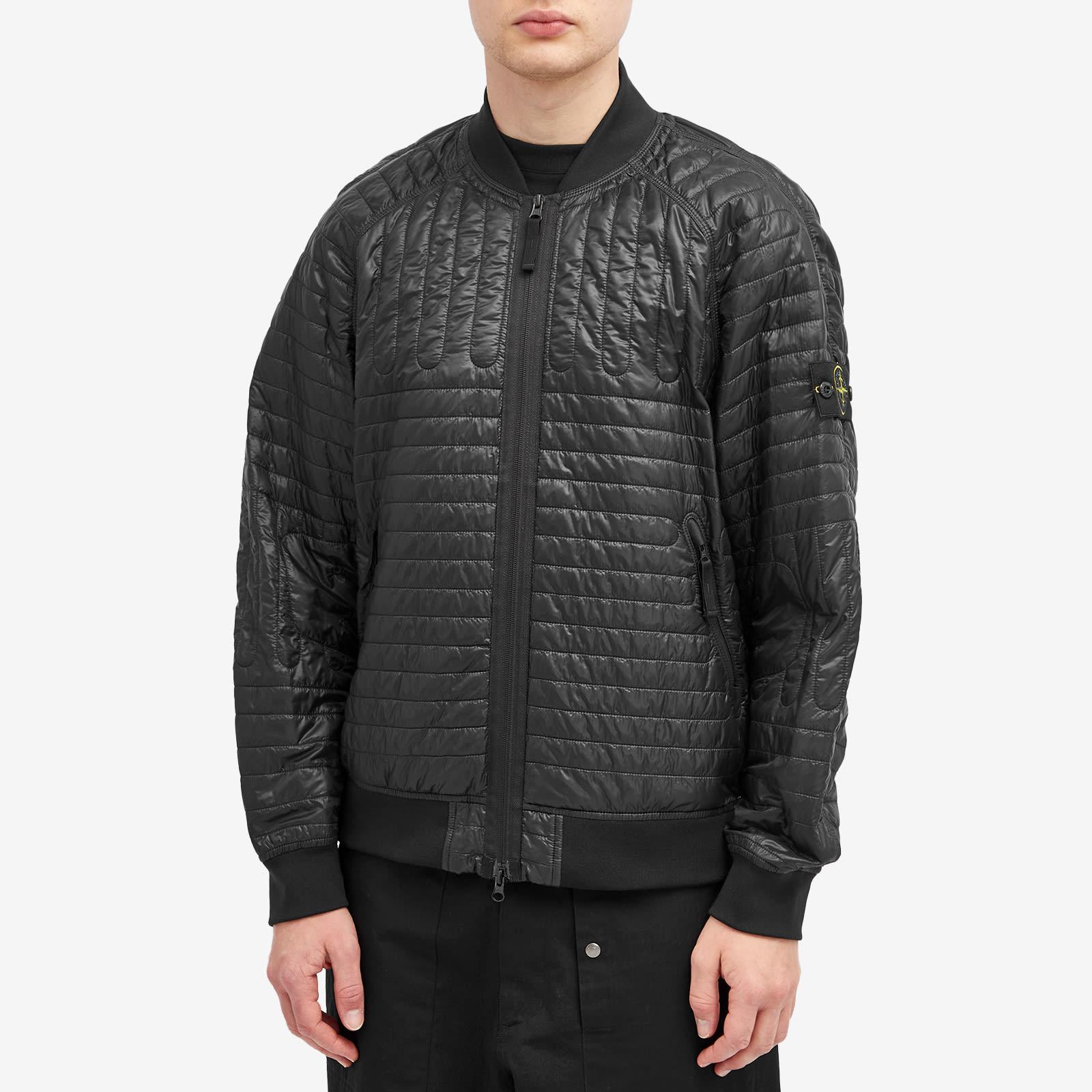 Stone Island Pertex Quantum Primaloft Bomber Jacket in Black for Men | Lyst