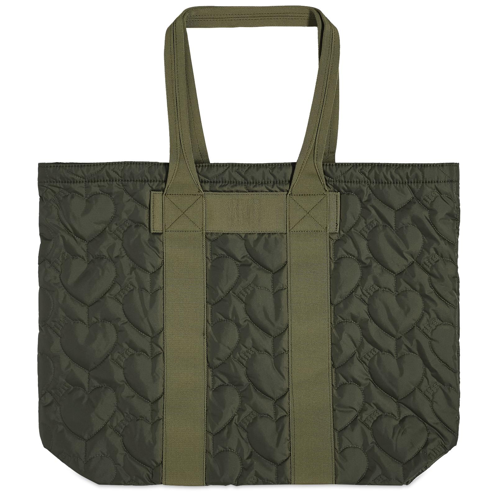 Human Made Heart Quilting Tote in Green for Men | Lyst