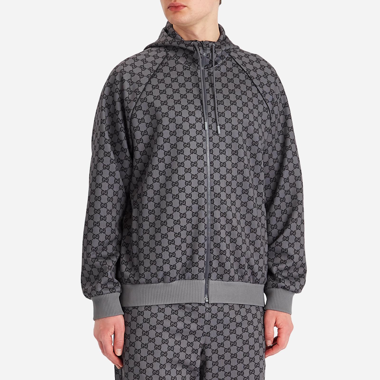 M*︎様 GUCCI Neoprene Half-Zip Webbed Jack Gucci Light Neoprene Zip Through Jacket in Gray for Men | Lyst
