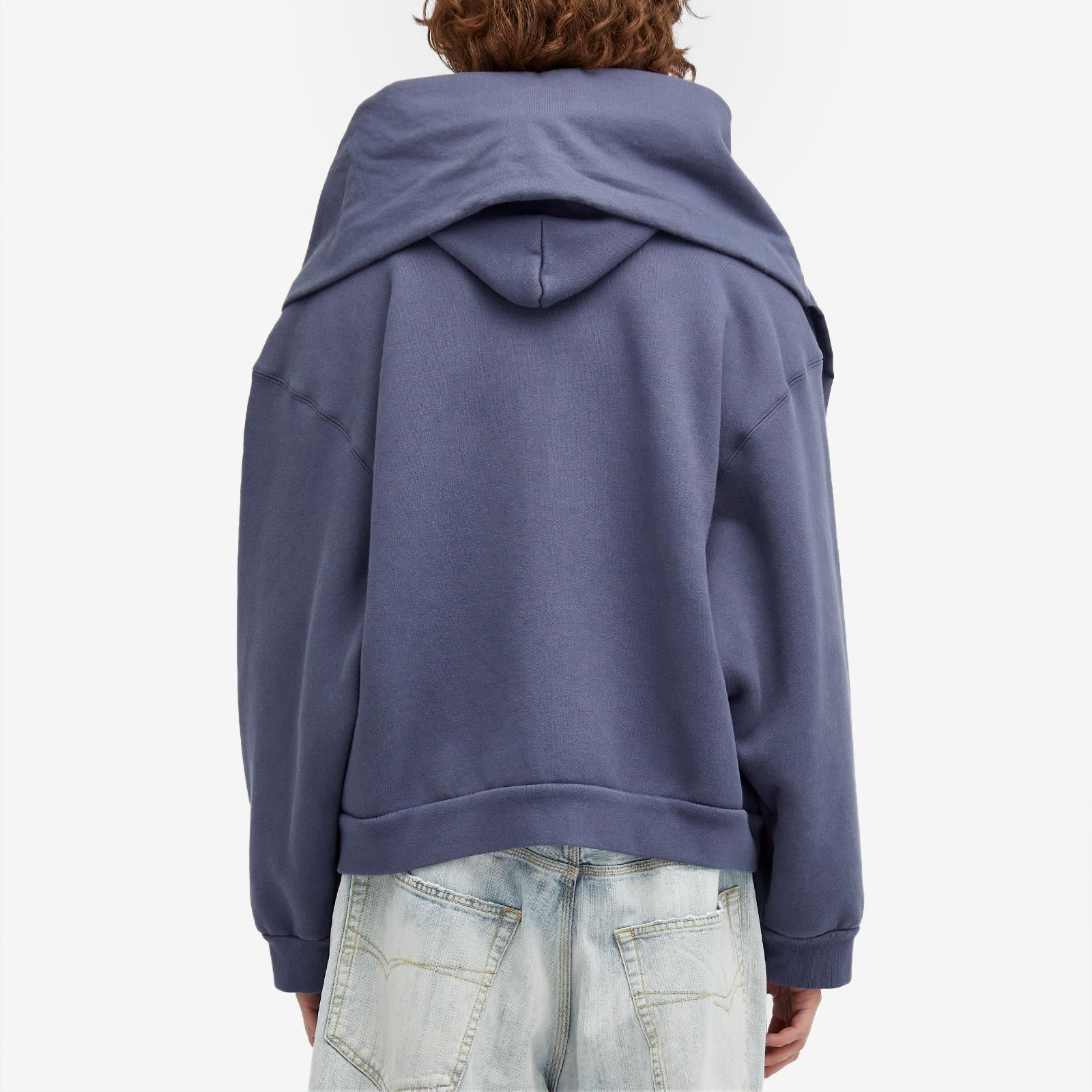 Balenciaga Oversized Incognito Cotton Hoodie in Blue for Men | Lyst