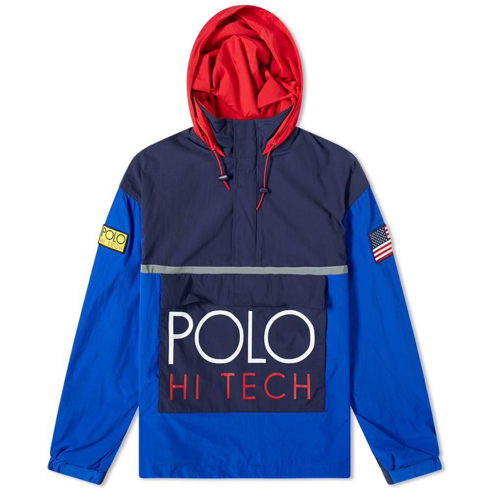 Polo Ralph Lauren Synthetic Hi-tech Colour Block Pullover Jacket 