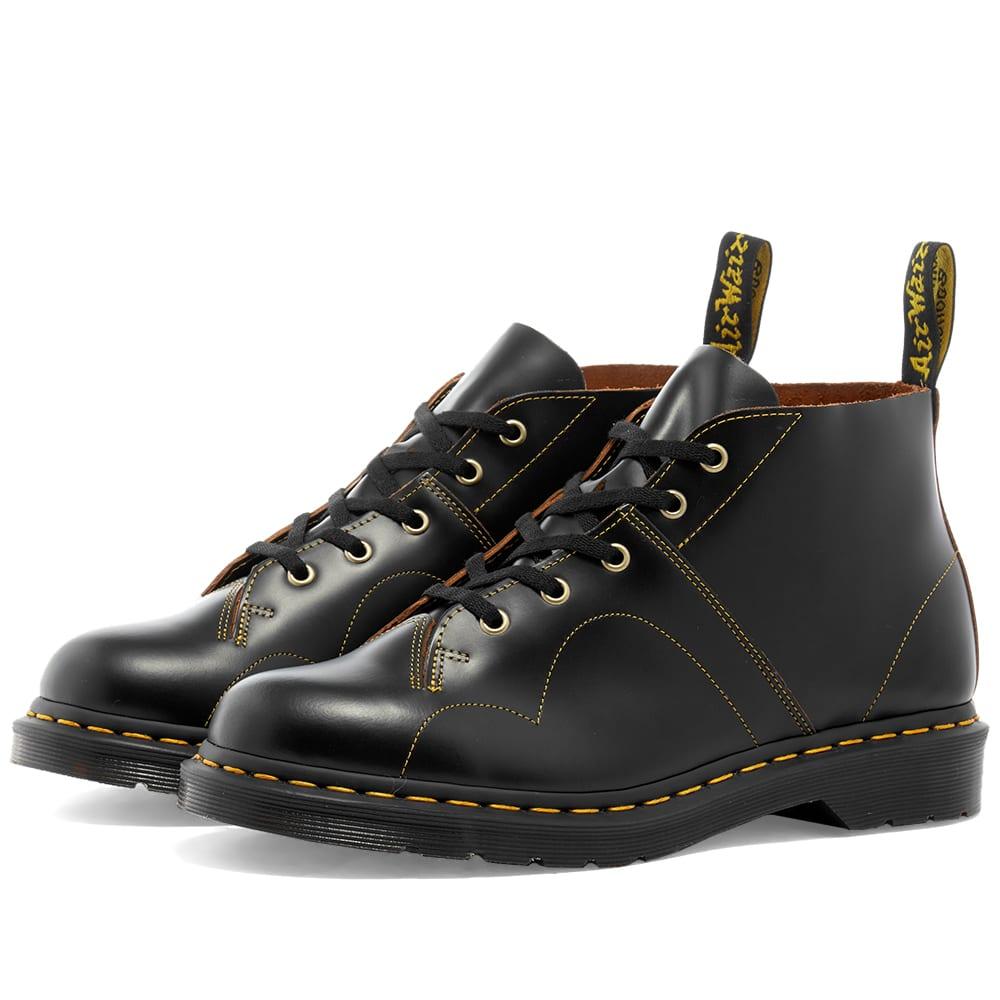 Dr. Martens Leather Church Monkey Boot in Black for Men Save 8 Lyst