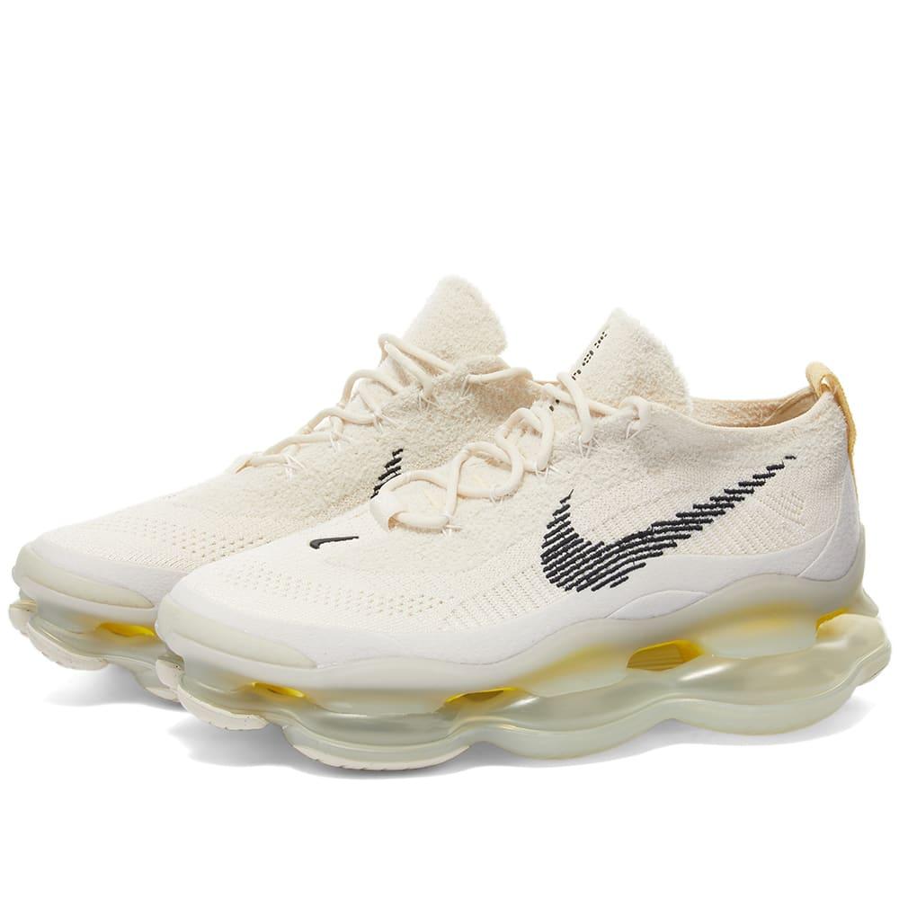 Nike Air Max Scorpion Flyknit Shoes In Grey, in White for Men