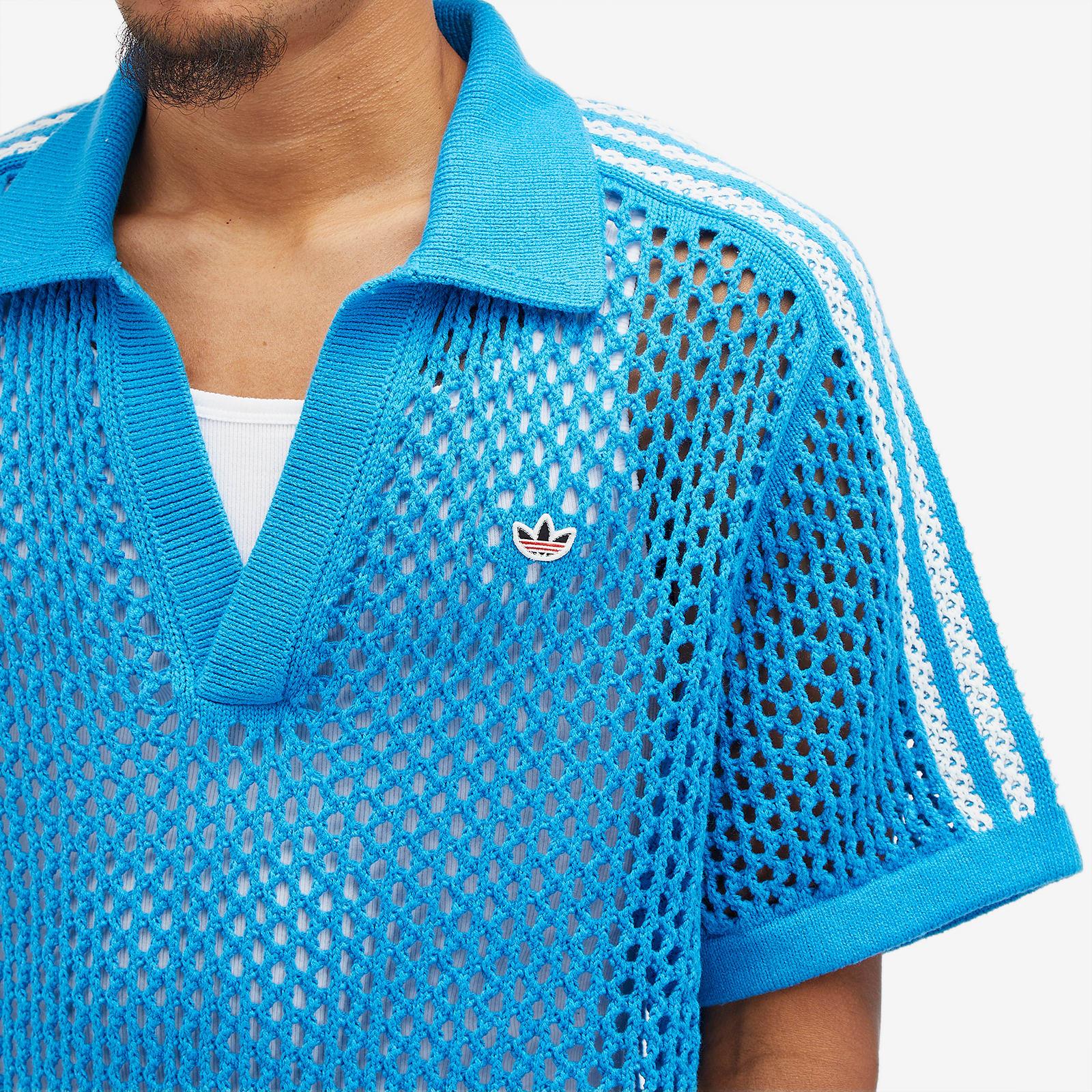 adidas Clot Crochet By Ec Polo in Blue | Lyst adidas Clot Crochet By Ec Polo in Blue | Lyst