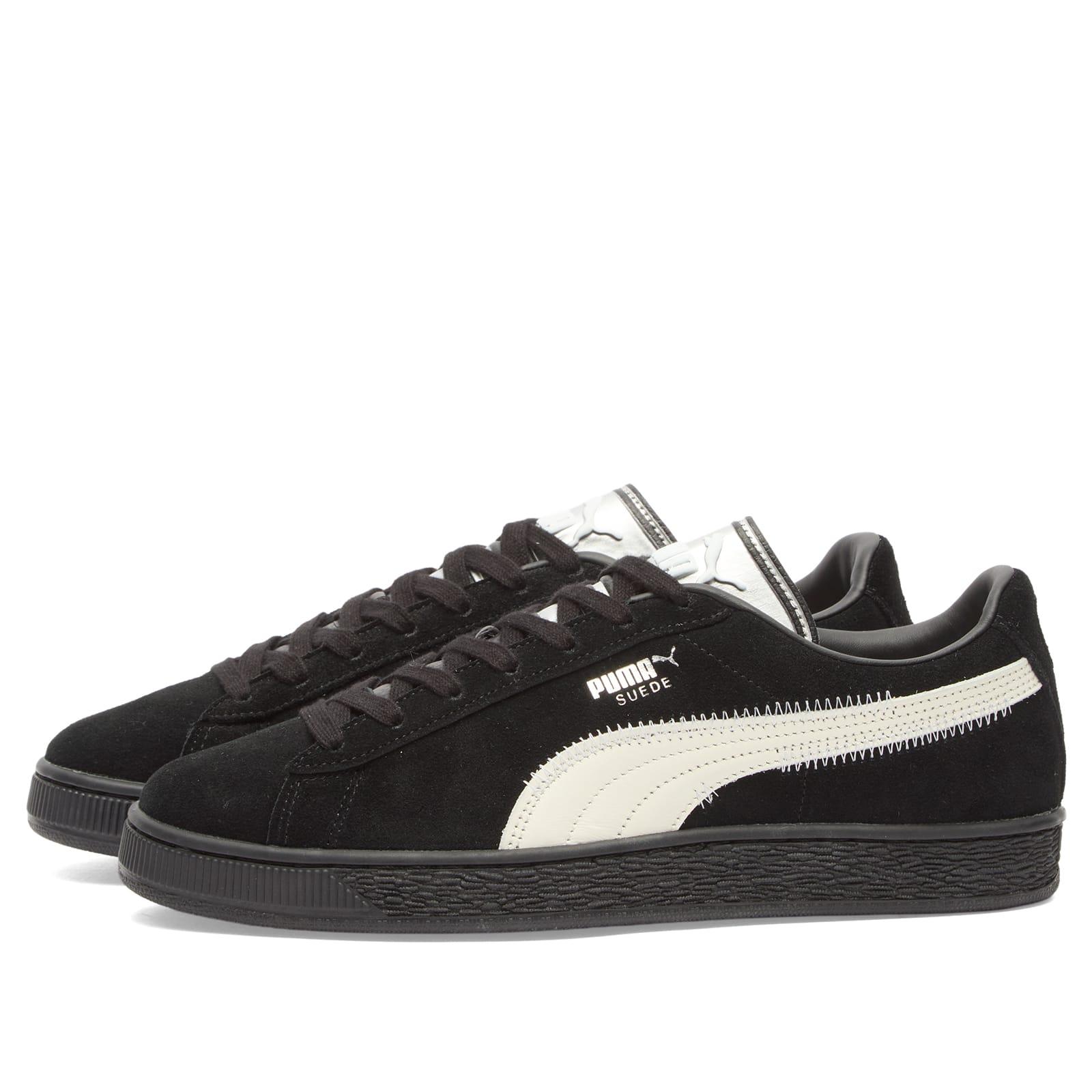 Suede Shoes Puma Black Suede Classic Embroidered Trainers Puma Speedcat Suede  Sneakers Unisex Trainers Shoes In Triple Black