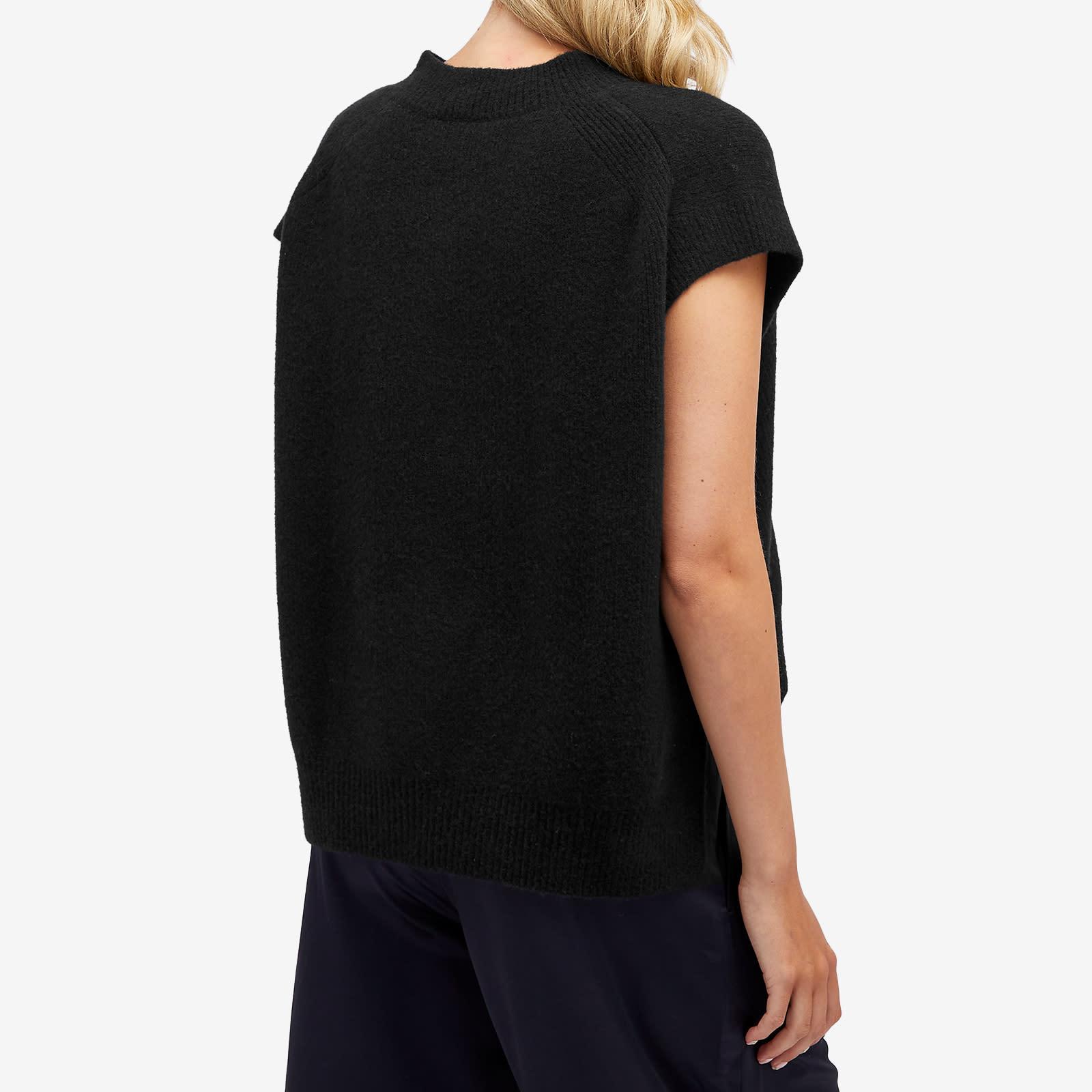 Studio Nicholson V Neck Vest in Black | Lyst