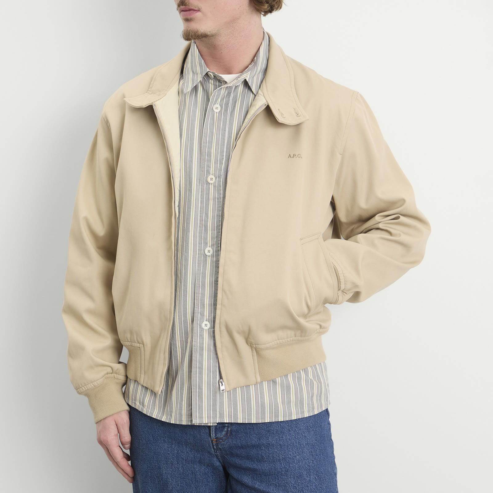 A.P.C. Zip Harrington Jacket in Natural for Men | Lyst