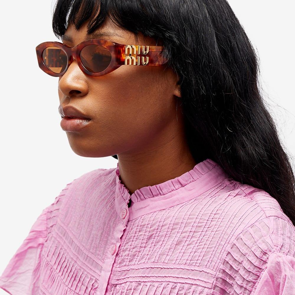 Miu Miu 11ws Sunglasses in Orange | Lyst