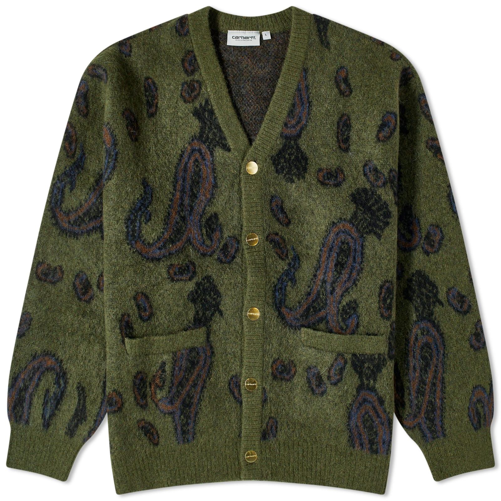 Carhartt Medford Cardigan in Green for Men | Lyst UK