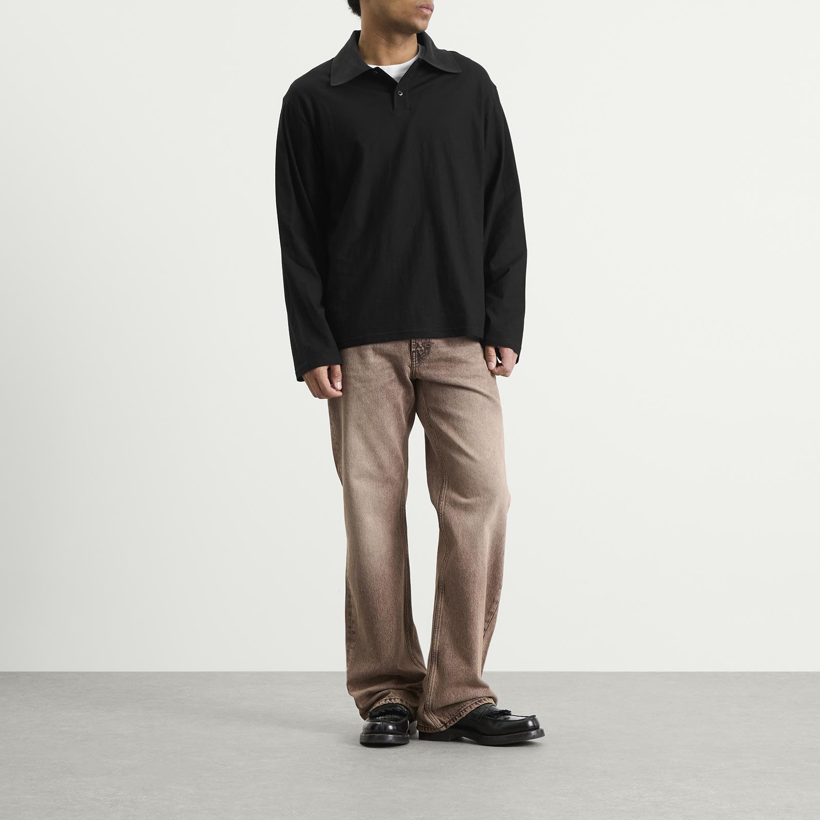 Our Legacy Rugby Long Sleeve Top in Black for Men | Lyst
