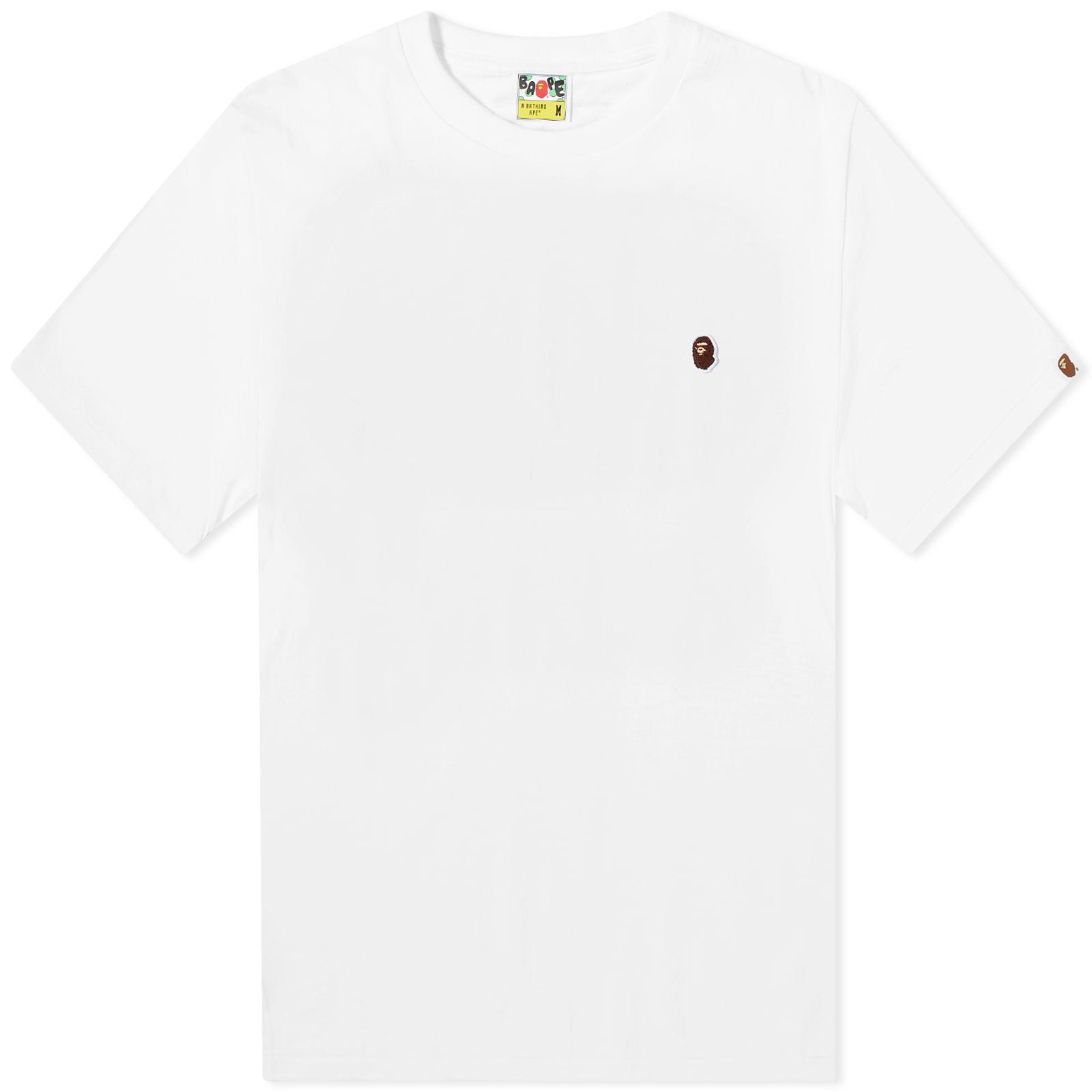 A Bathing Ape General Bape Is Bathing T Shirt in White for Men Lyst UK