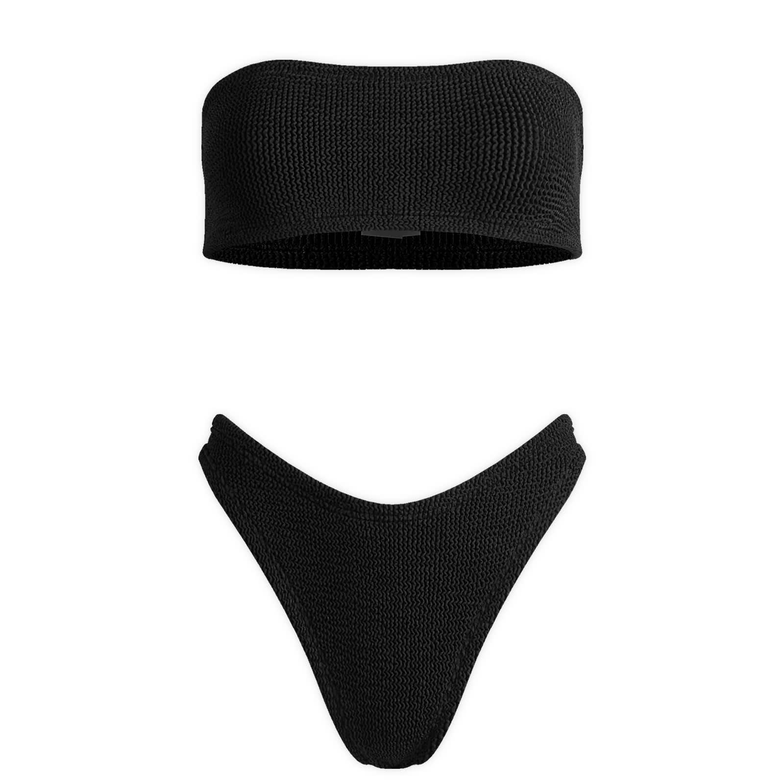 Hunza G Shay Bikini in Black | Lyst UK