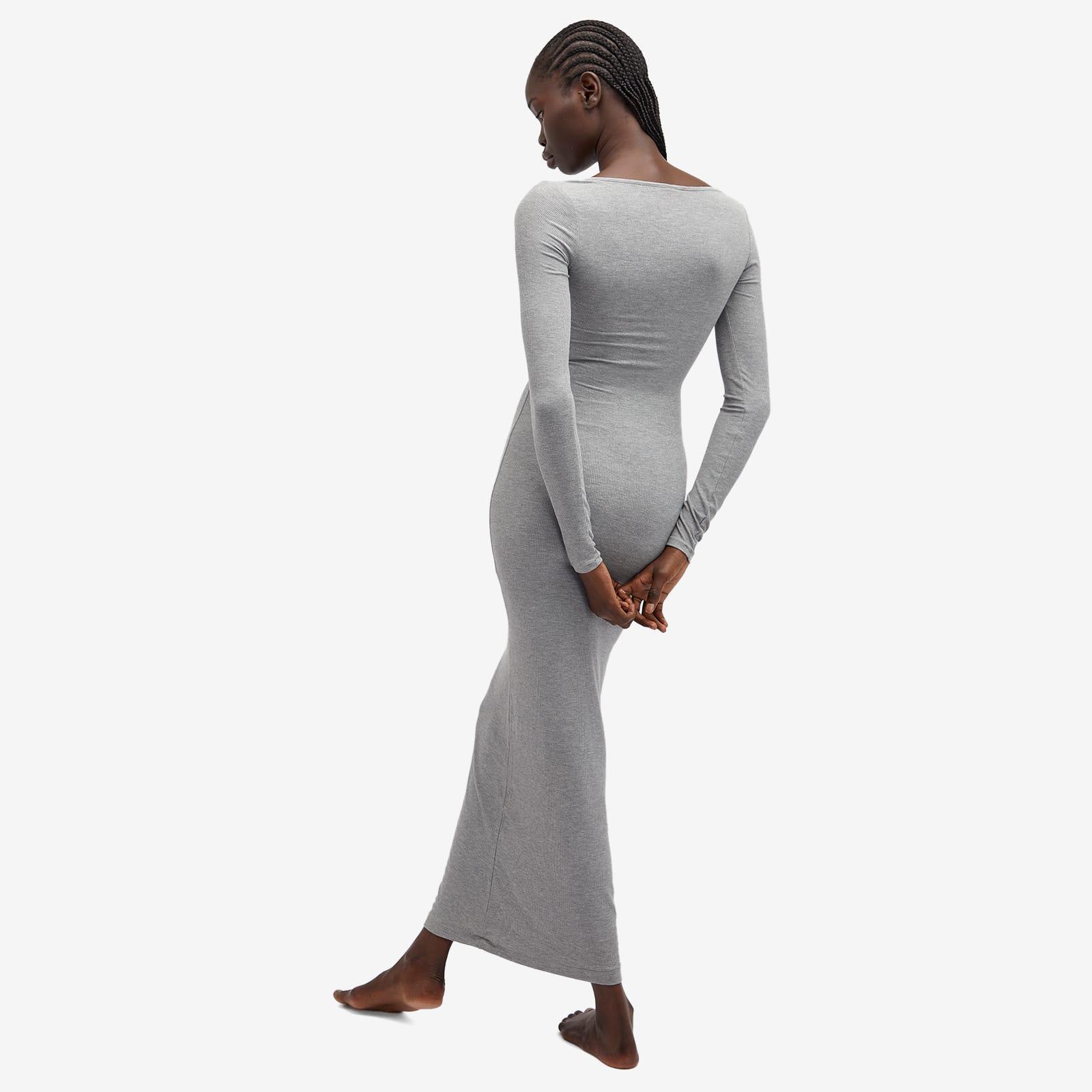 Skims Soft Lounge Long Sleeve Dress in Grey Lyst UK