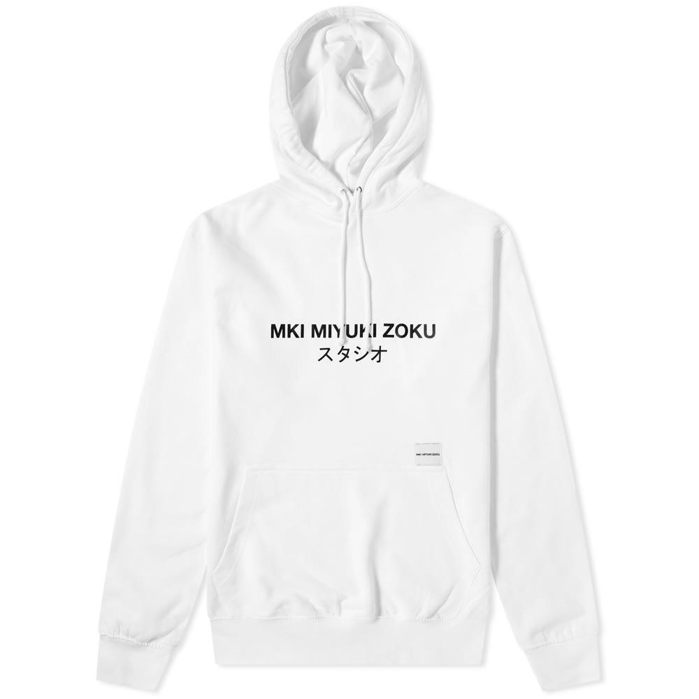 mki white hoodie