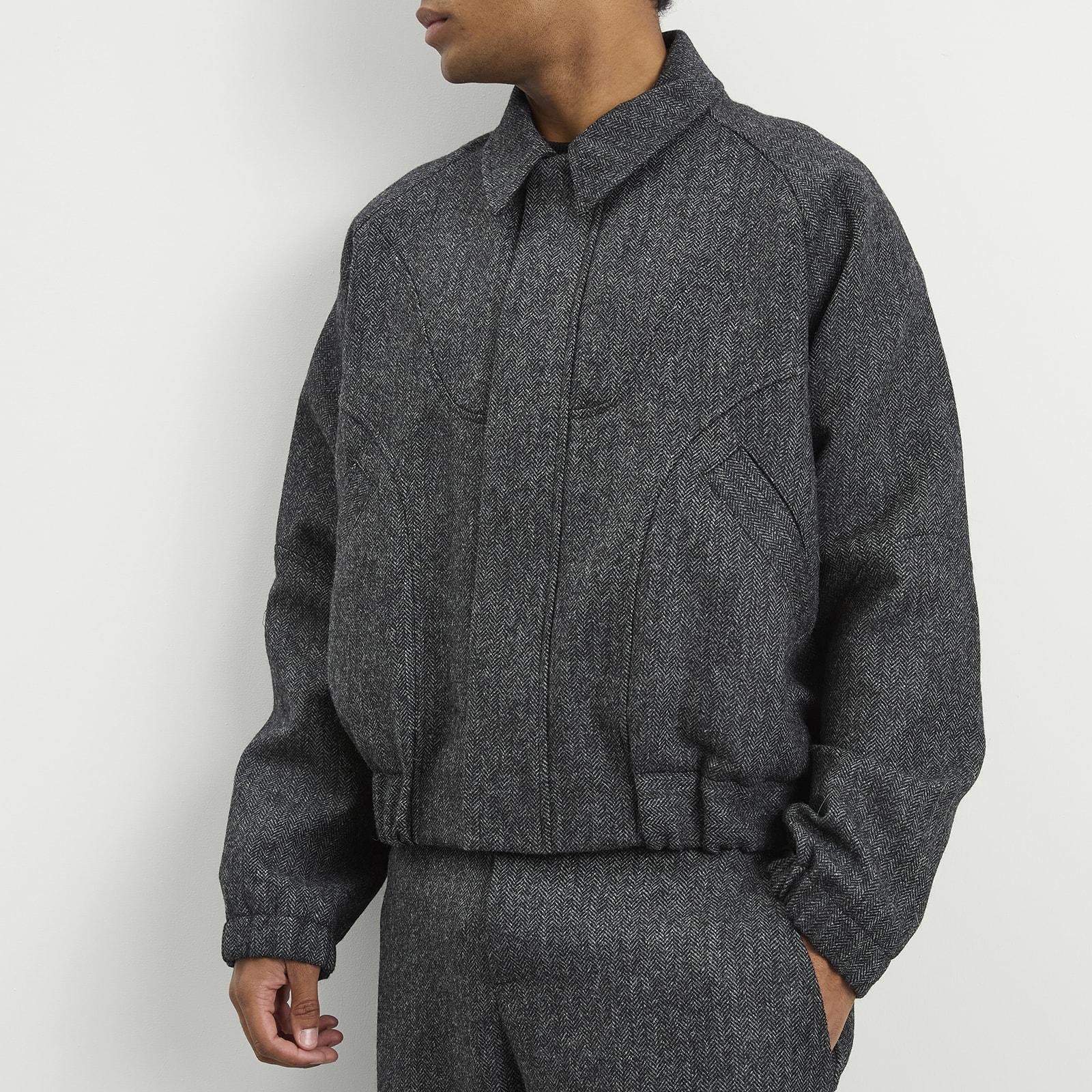 SAGE NATION Wool Jiji Jacket in Grey for Men | Lyst UK