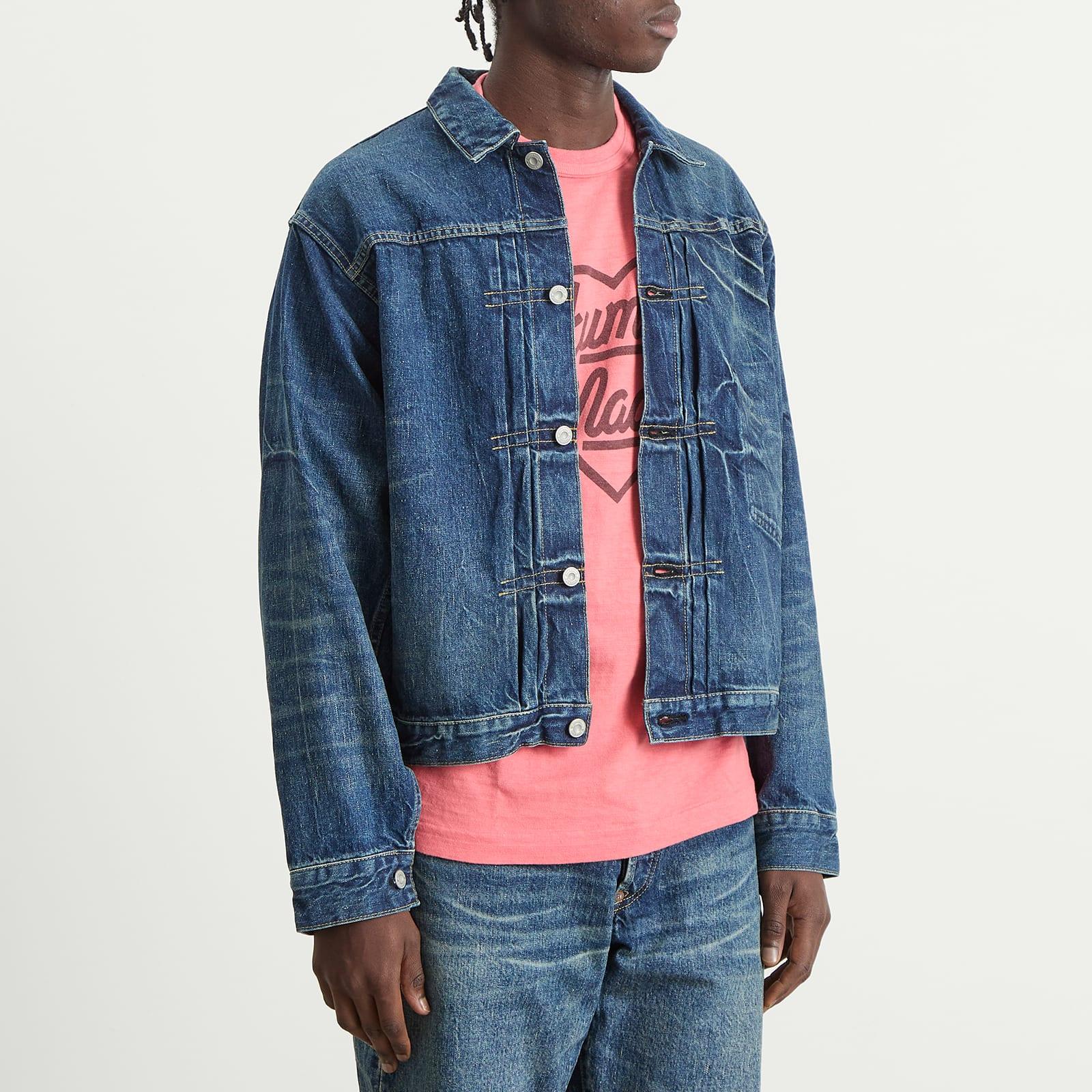 Human Made Future Denim Work Jacket in Blue for Men | Lyst
