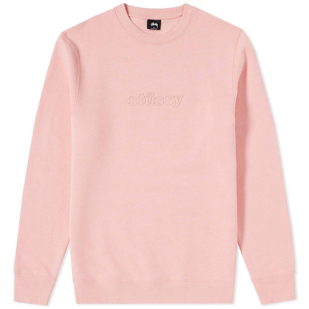 stussy pink sweater