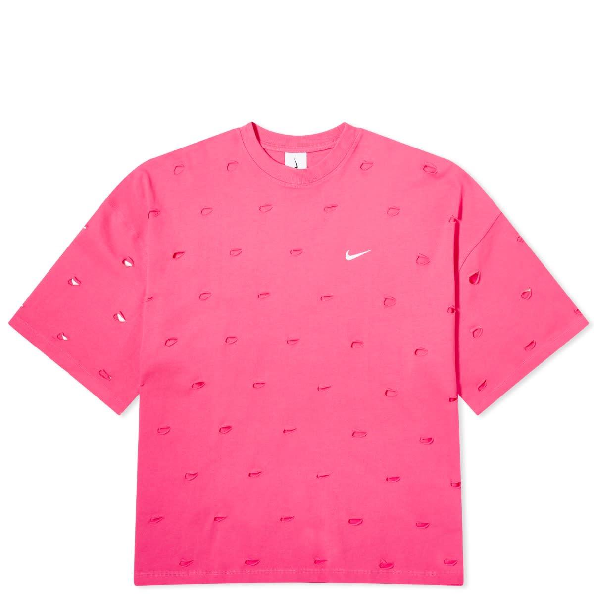 pink nike swoosh shirt