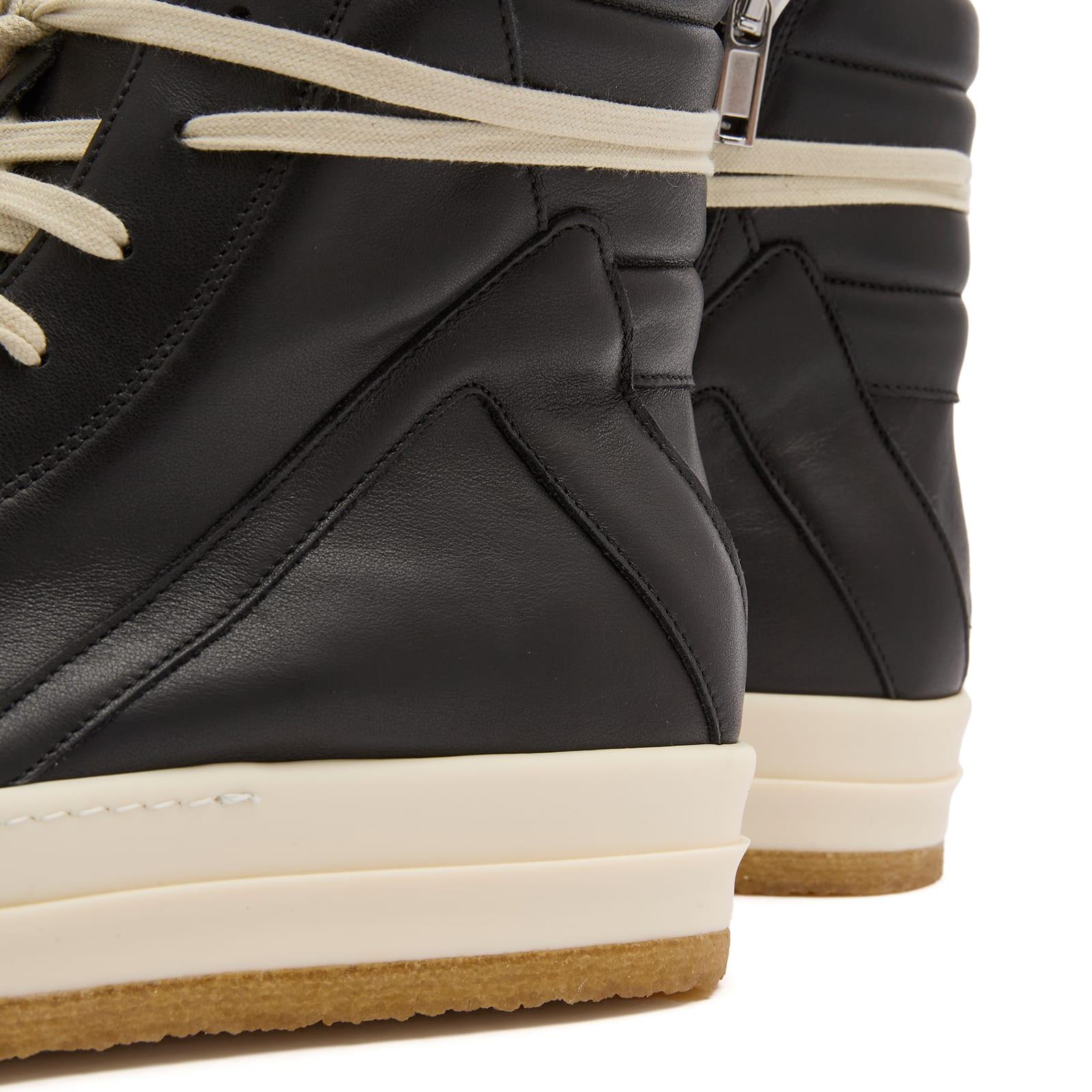 Rick Owens Creep Geobasket Sneaker in Black for Men | Lyst