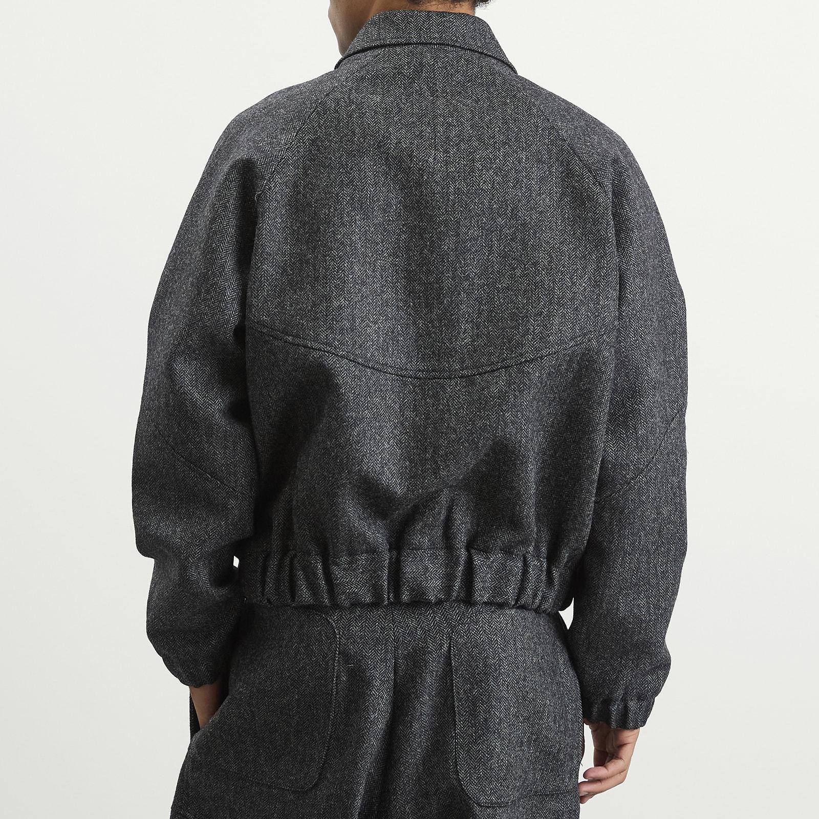SAGE NATION Wool Jiji Jacket in Gray for Men | Lyst