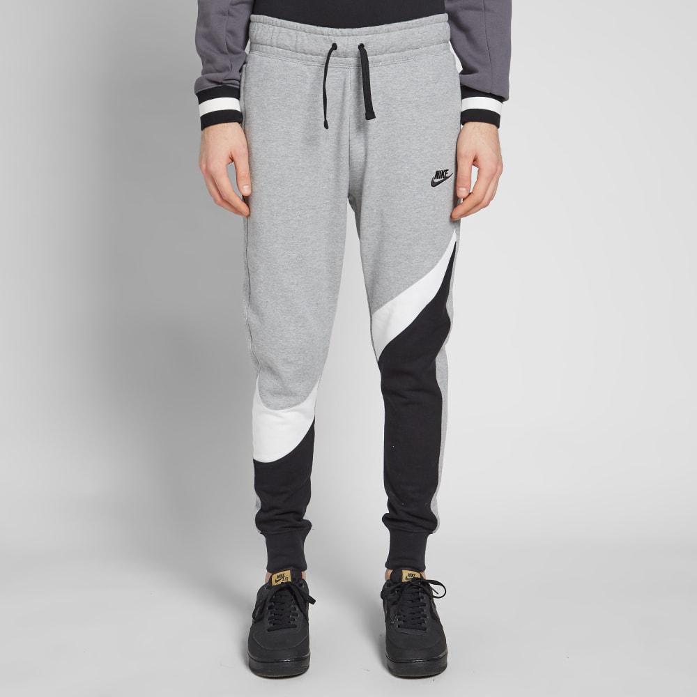 Nike Cotton Big Swoosh Jogger in Grey (Gray) for Men - Lyst