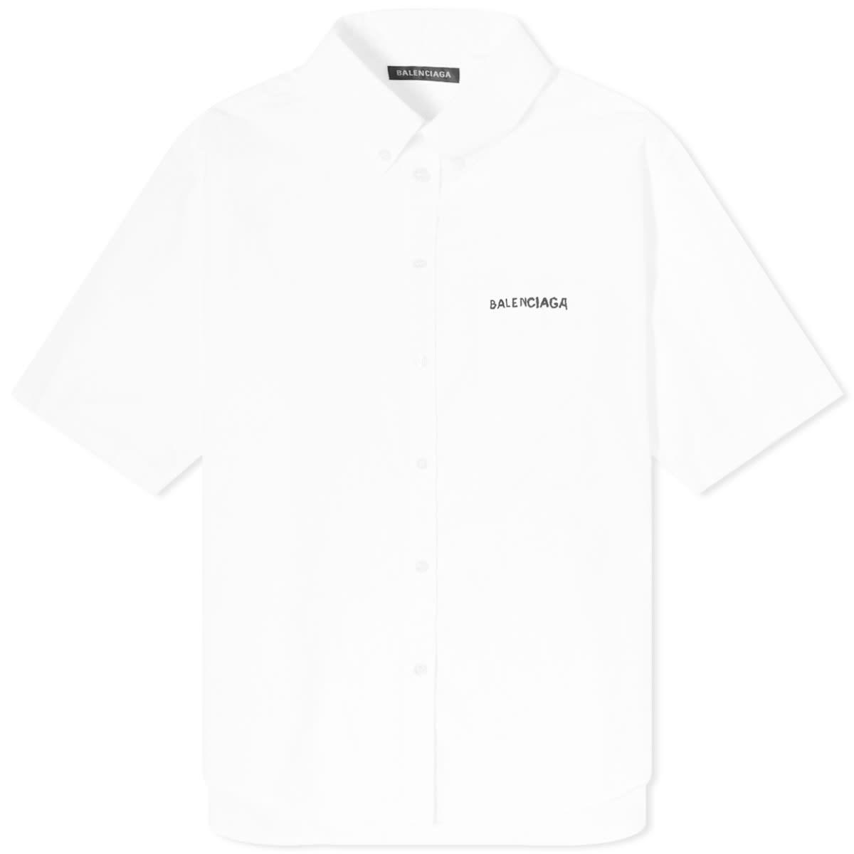 balenciaga poplin shirt