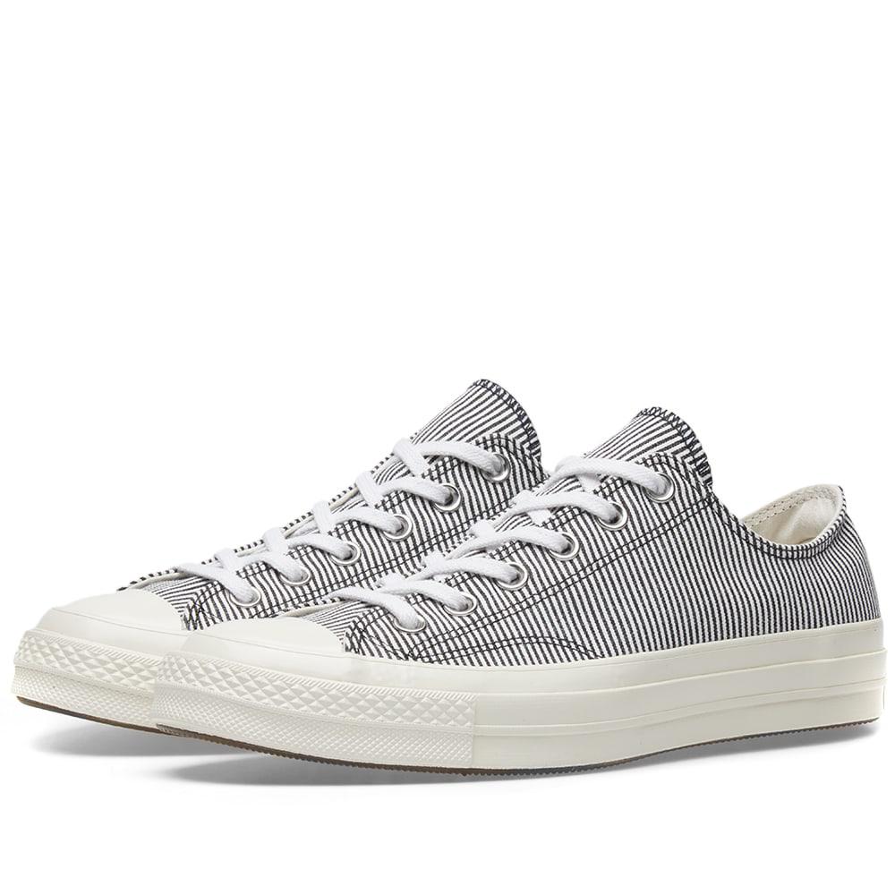 converse chuck 70 stripe chambray high top