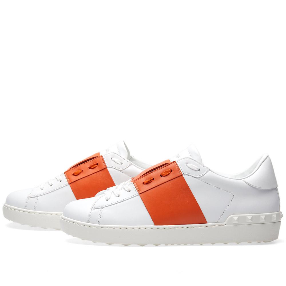 orange valentino sneakers