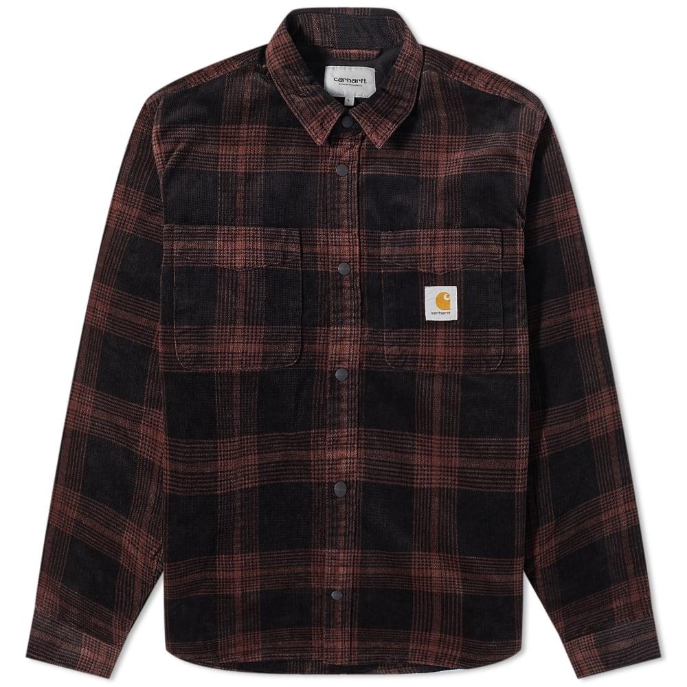Carhartt WIP Ginnis Corduroy Shirt Jacket in Black for Men Lyst UK