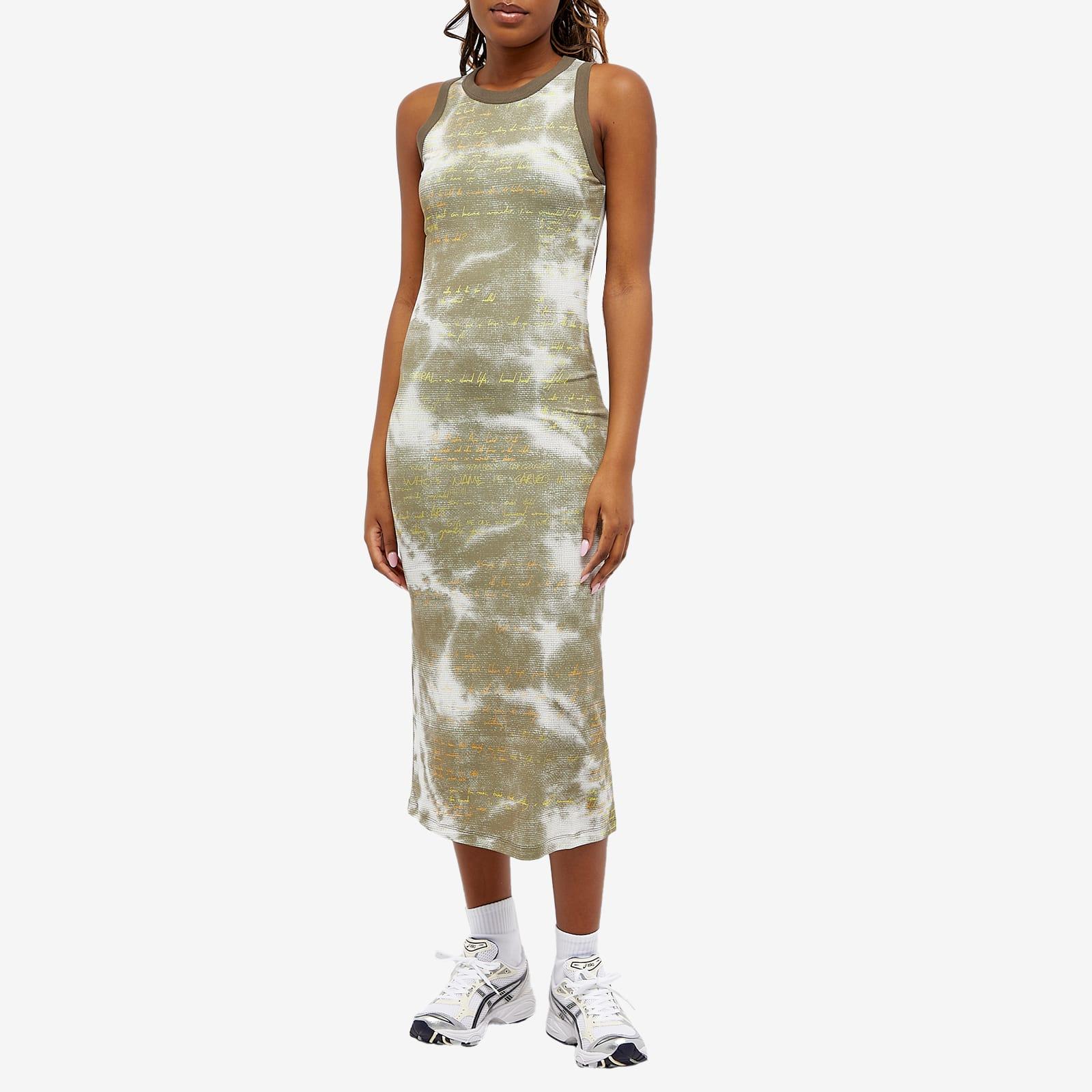 WOOD WOOD Lola Pirnted Midi Dress in Green | Lyst