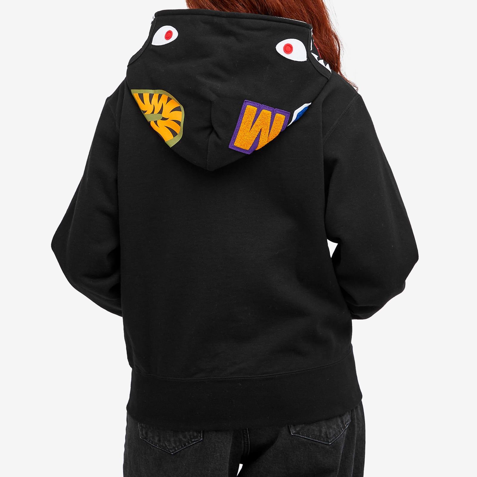 A Bathing Ape Shark Full Zip Hoodie in Black | Lyst UK