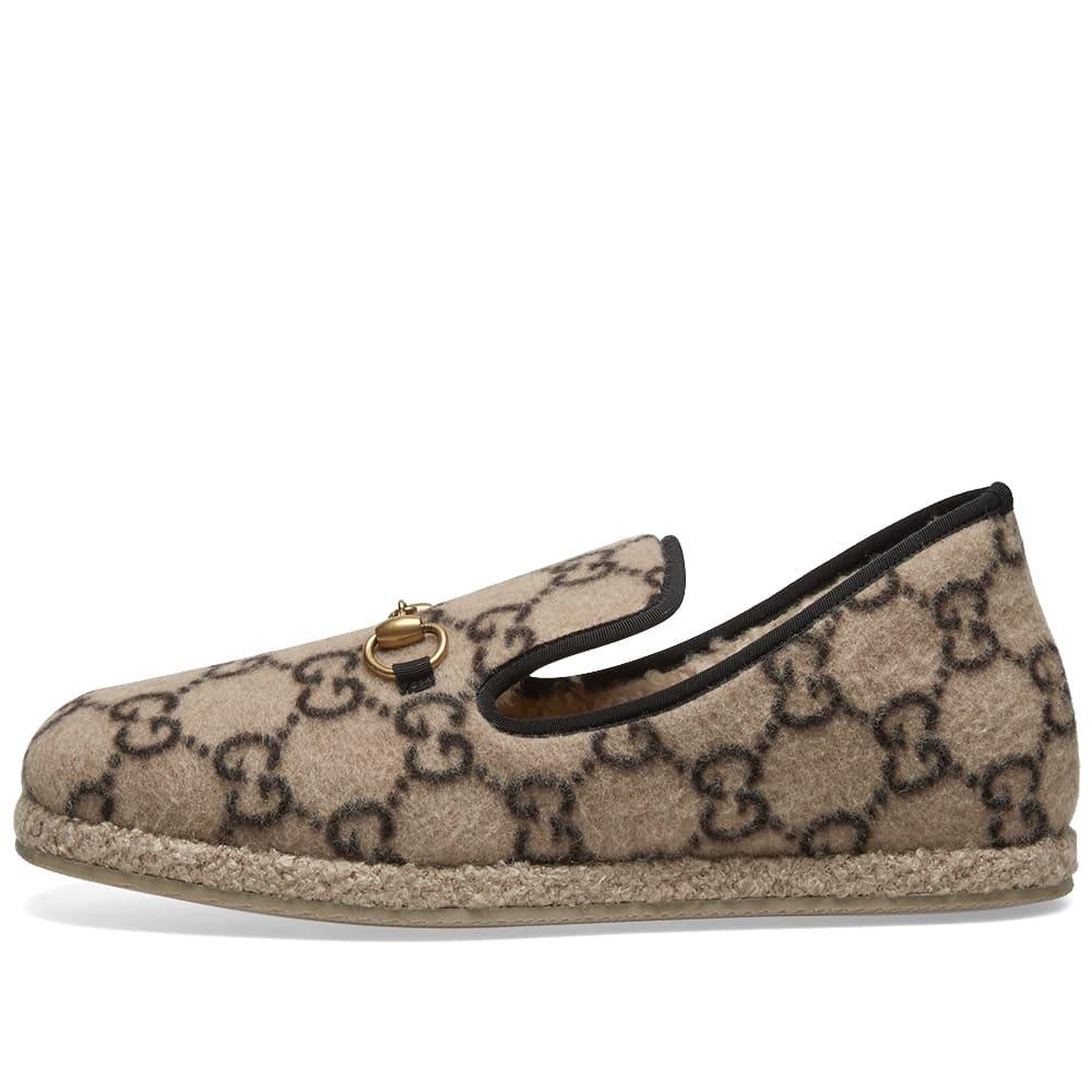 gucci wool loafers