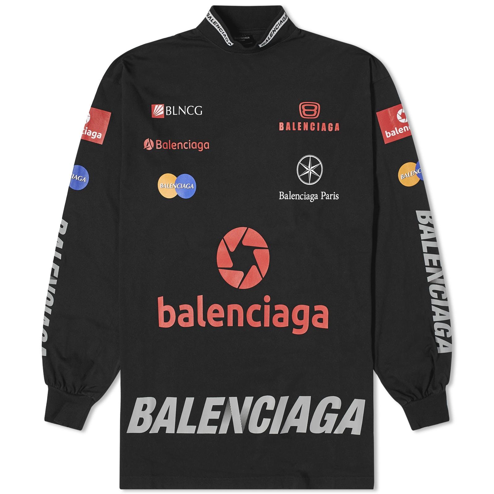 Balenciaga black long sleeve hotsell