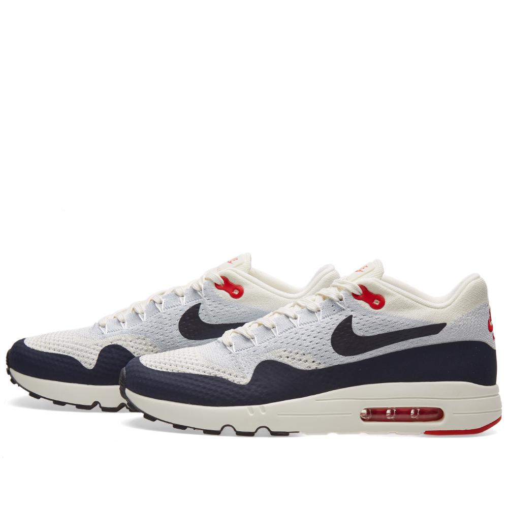 Nike Rubber Air Max 1 Ultra 2 0 Flyknit U S A In White For Men Lyst